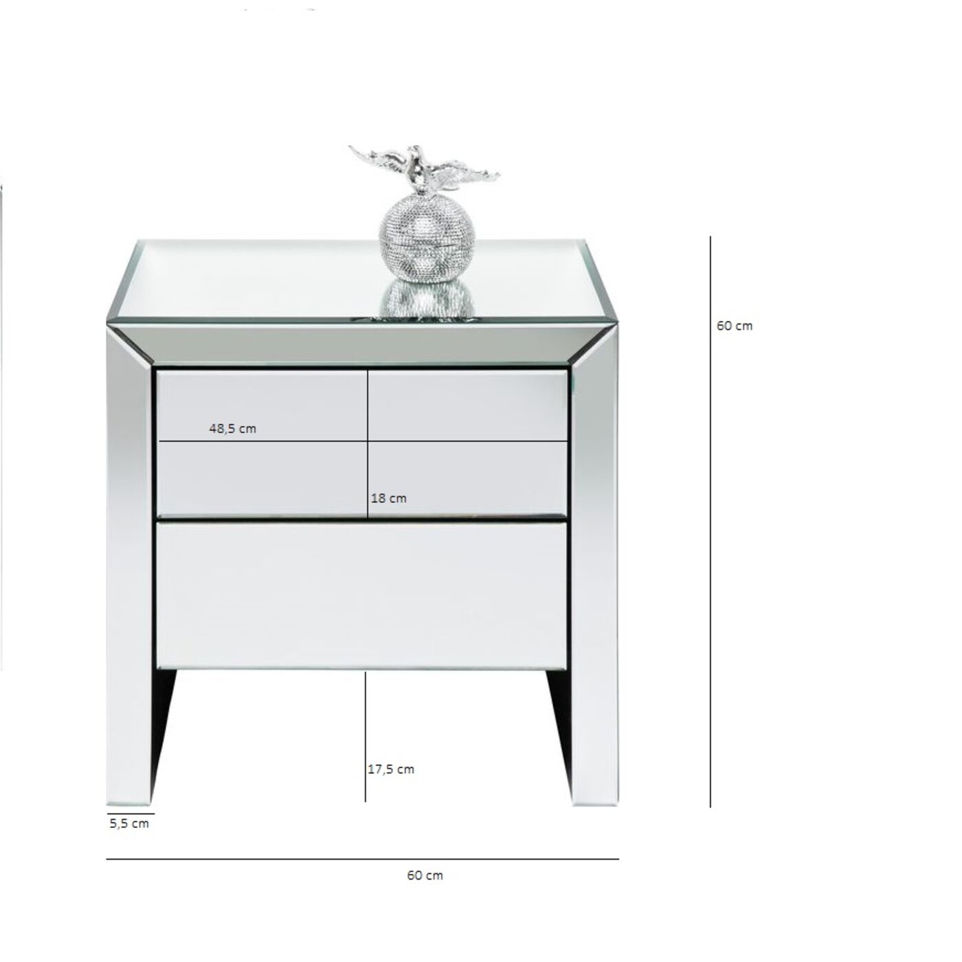 Тумба прикроватная Real Dream 60x45 см от KARE Design