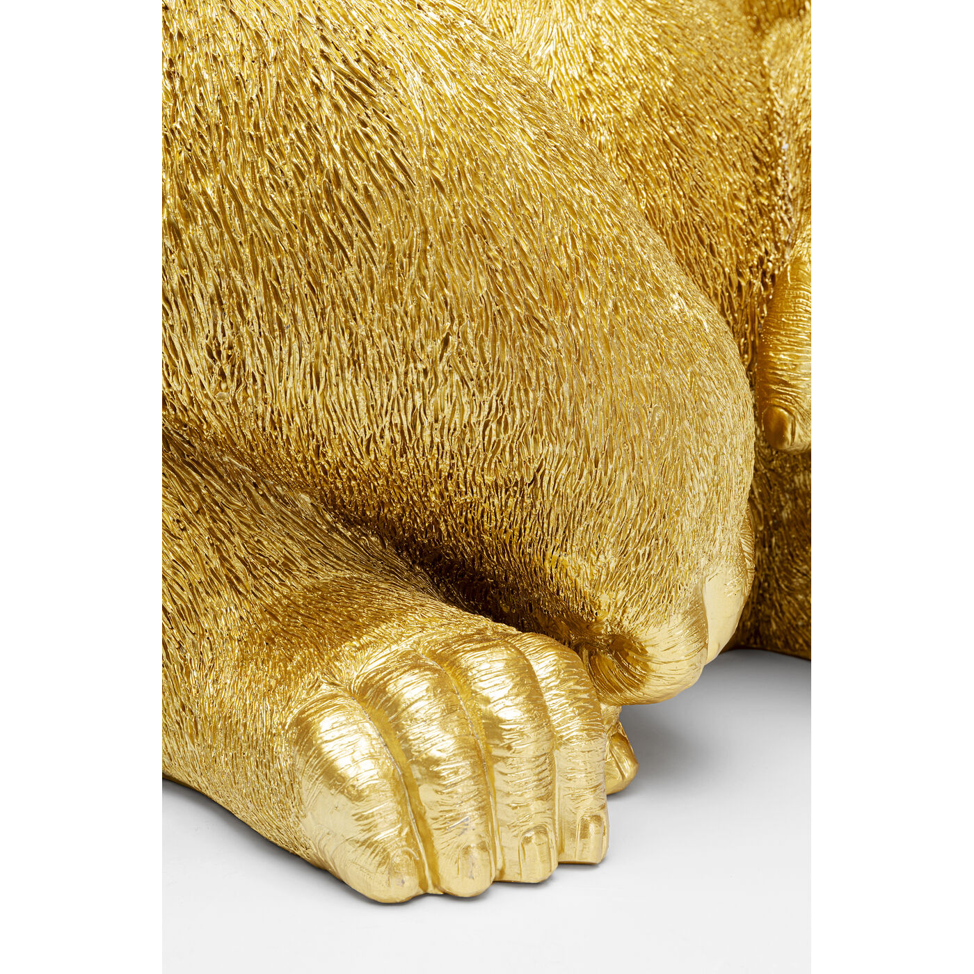 Фигура декоративная Monkey Gorilla Side XL «Горилла сбоку XL» 76 см, Золотой от KARE Design