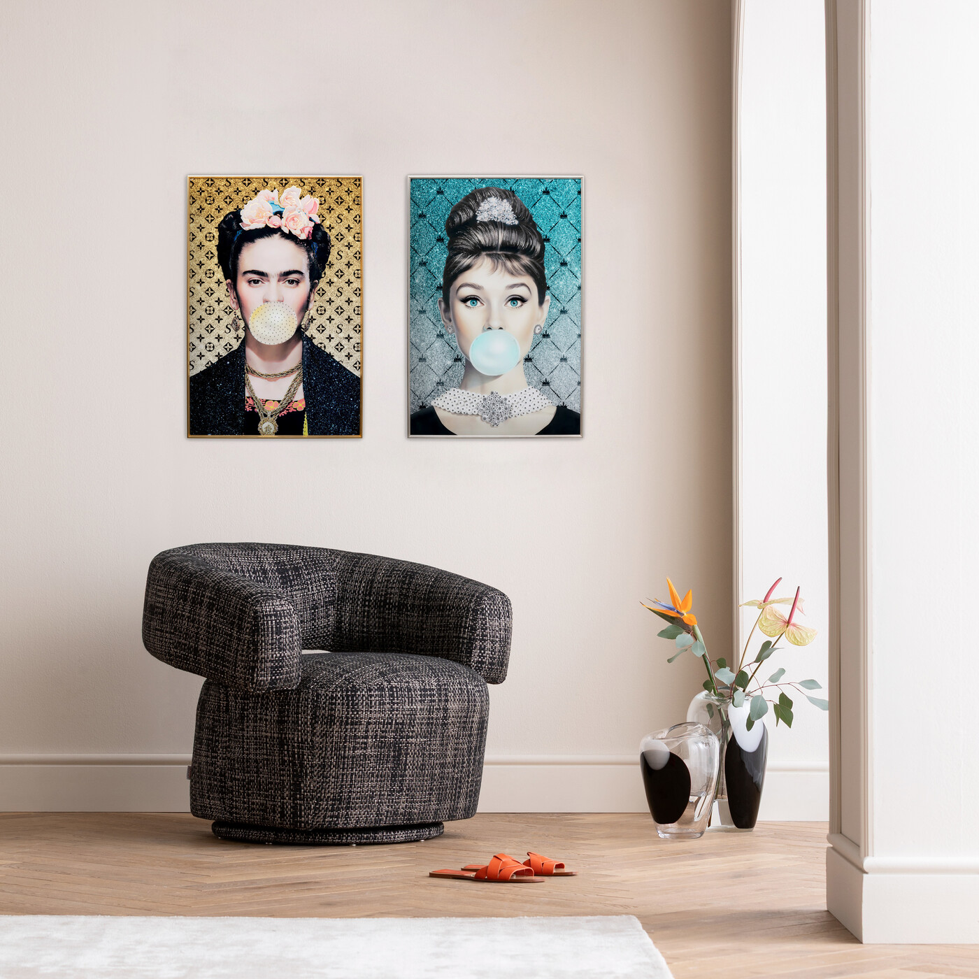 Картина в раме Muse Bubble Artist «Фрида Кало» 40x50 см от KARE Design