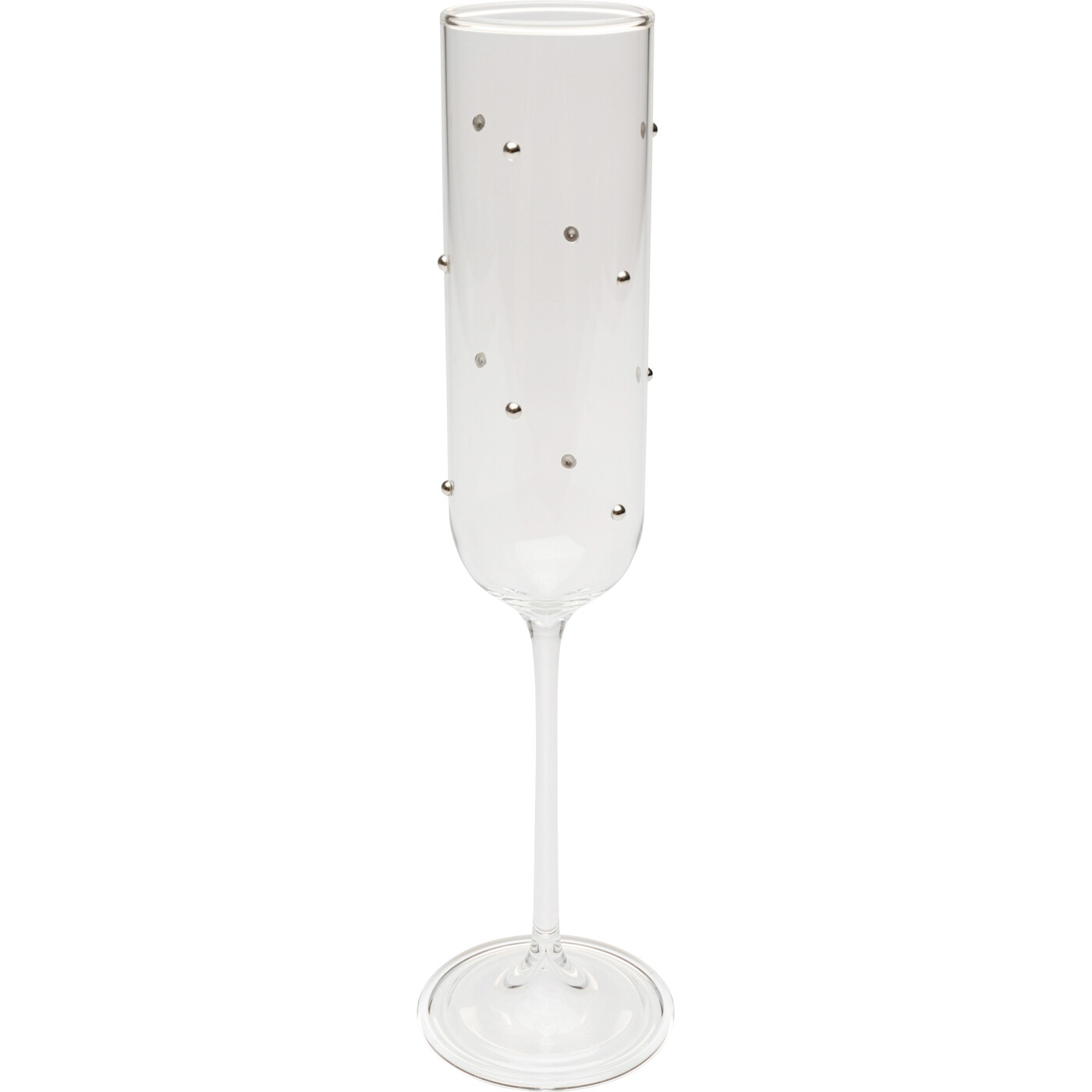 Бокал для шампанского Glam Dots Silver 25cm от KARE Design