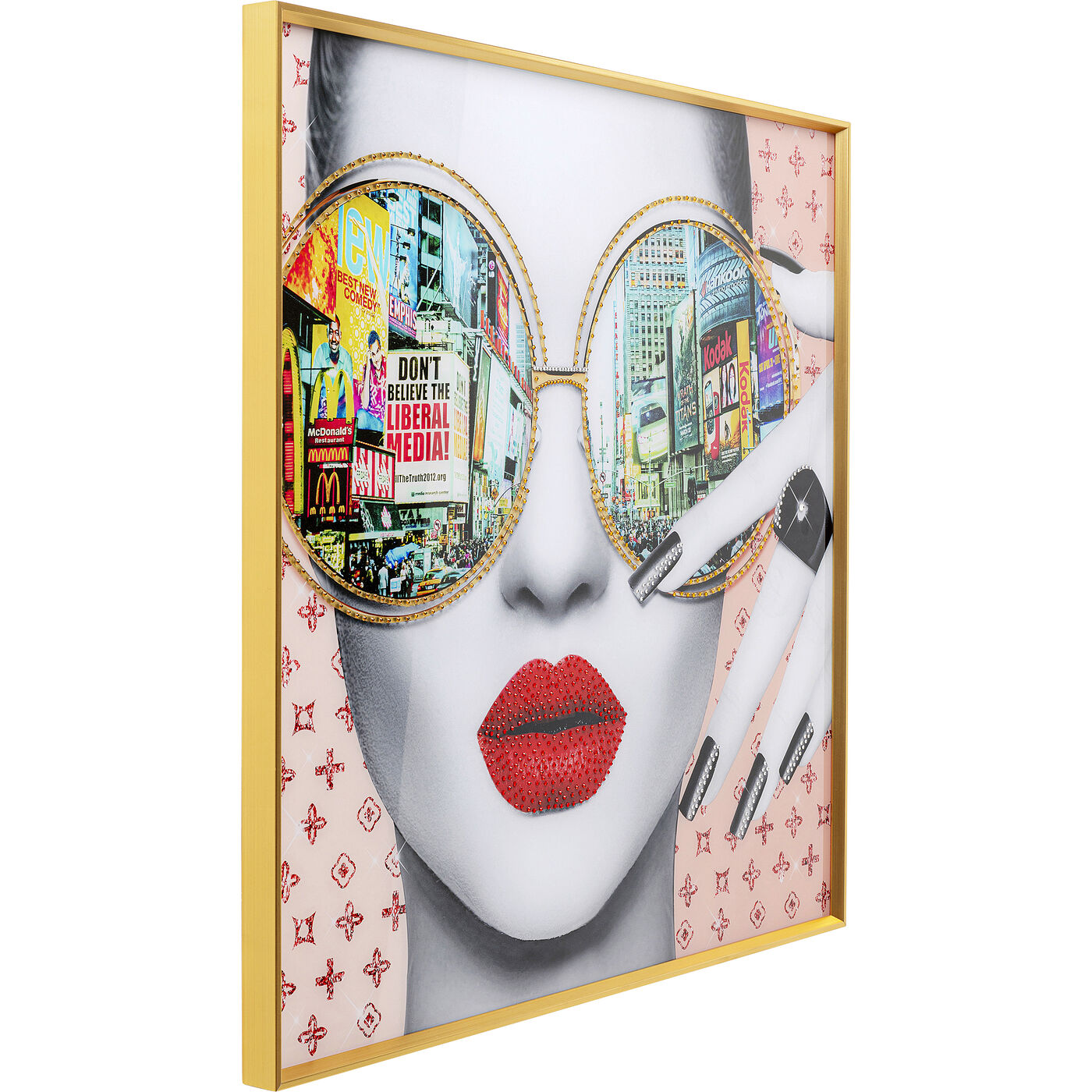 Картина в раме Times Square View «Таймс-сквер» 80x80 см от KARE Design
