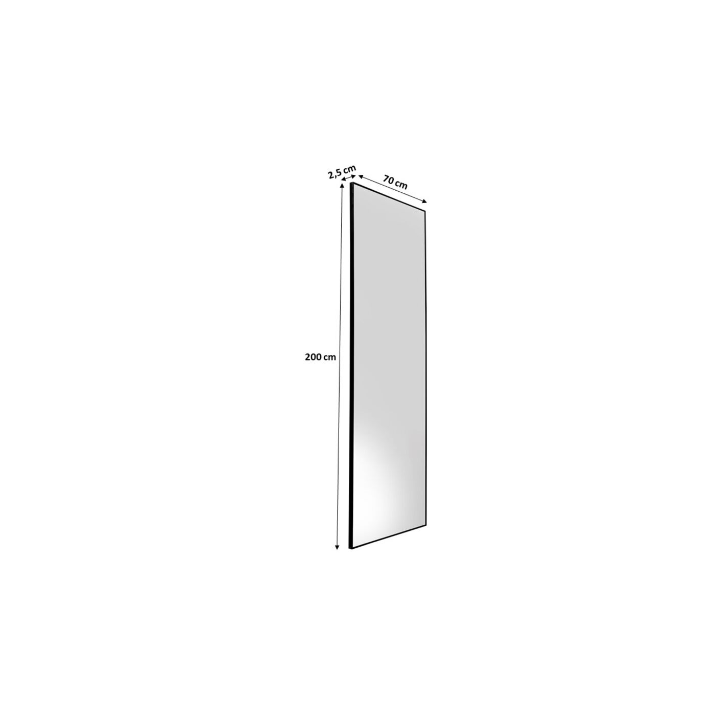 Зеркало Bella 200x70 см от KARE Design