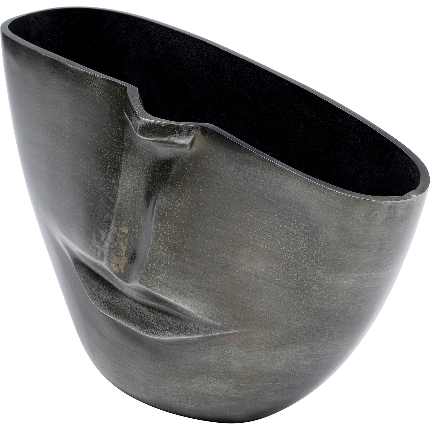 Ваза Half Face «Пол-лица» 31 см, Антрацит от KARE Design