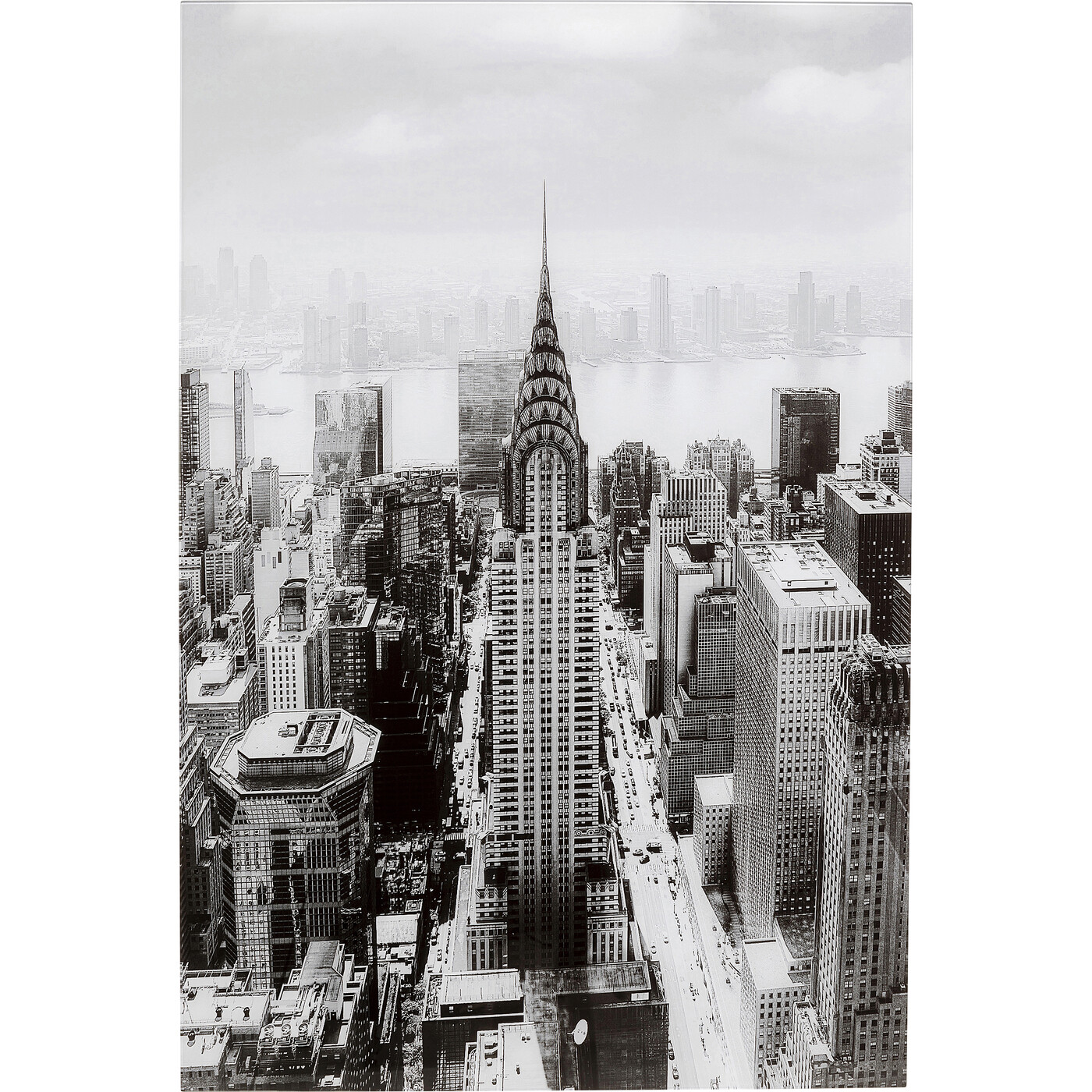 Картина стеклянная Manhattan View 120x80cm от KARE Design