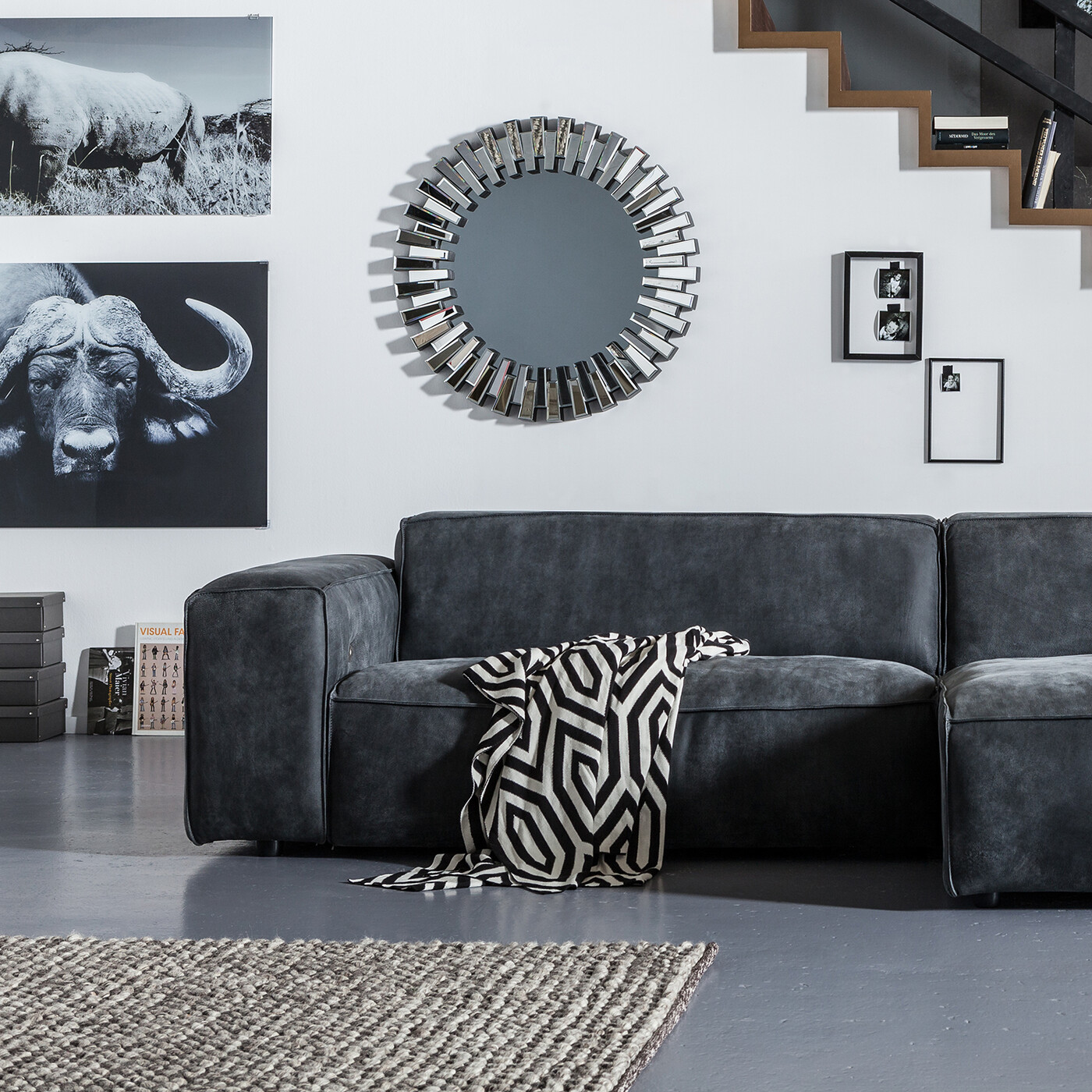 Зеркало Sprocket Ø92 см от KARE Design