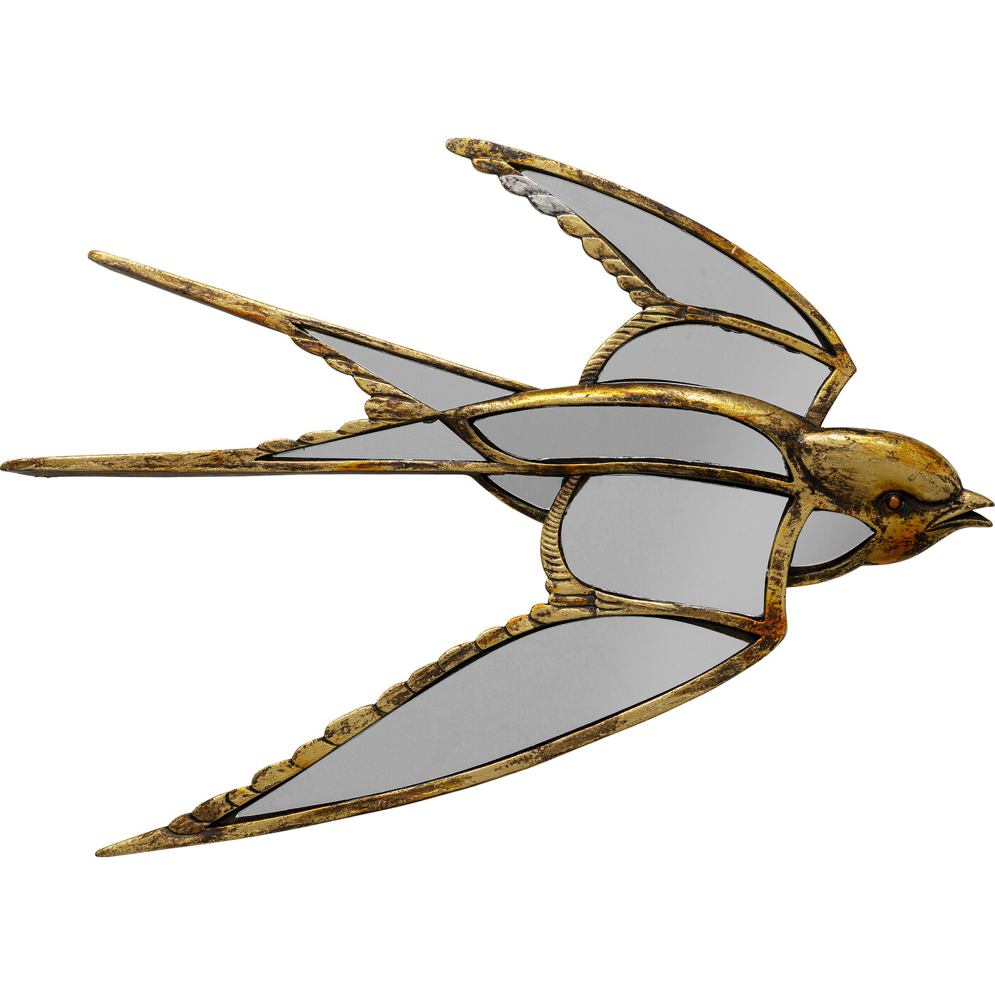 Объект настенный Swallow «Зеркальная ласточка» от KARE Design