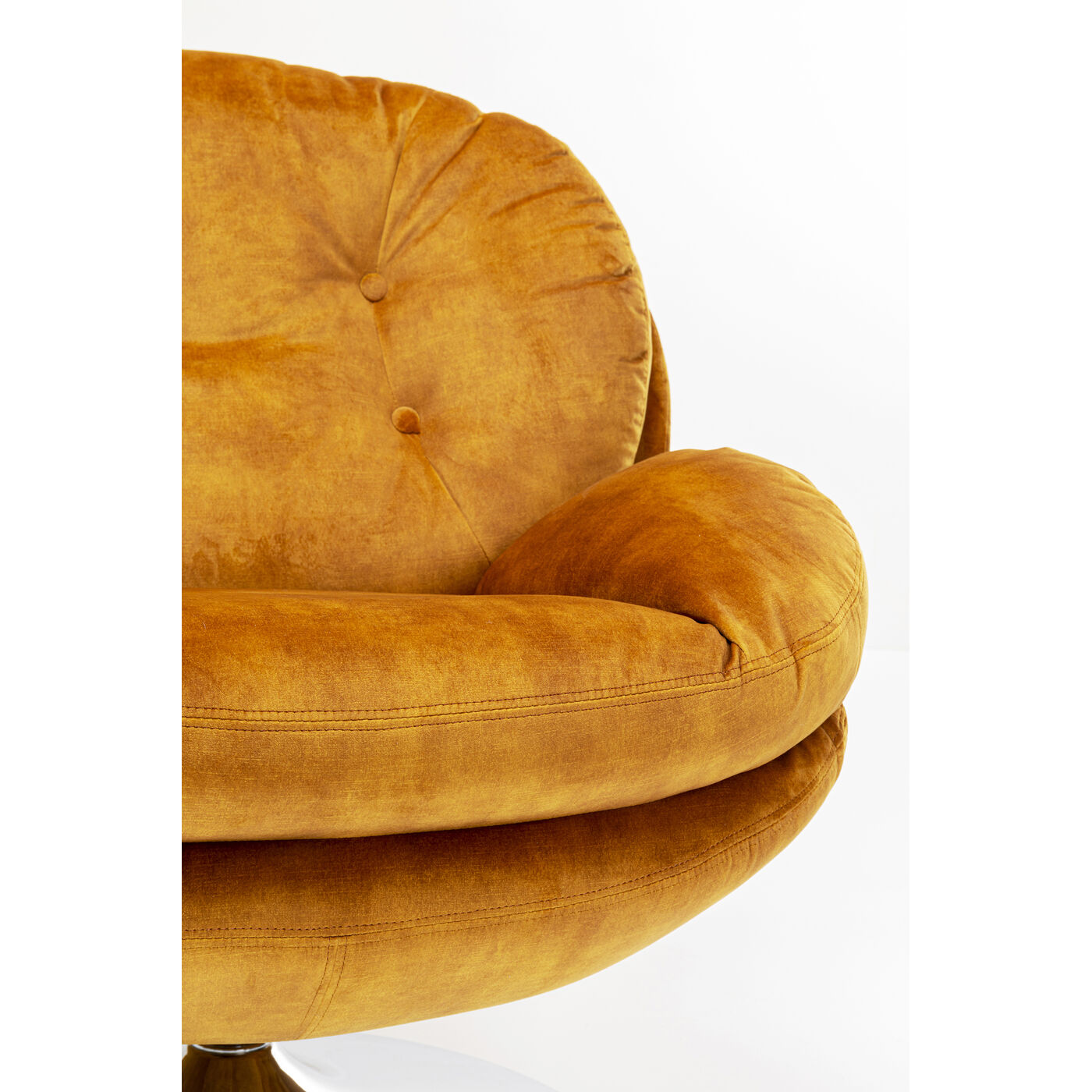 Кресло вращающееся с подлокотниками Cosy Amber от KARE Design