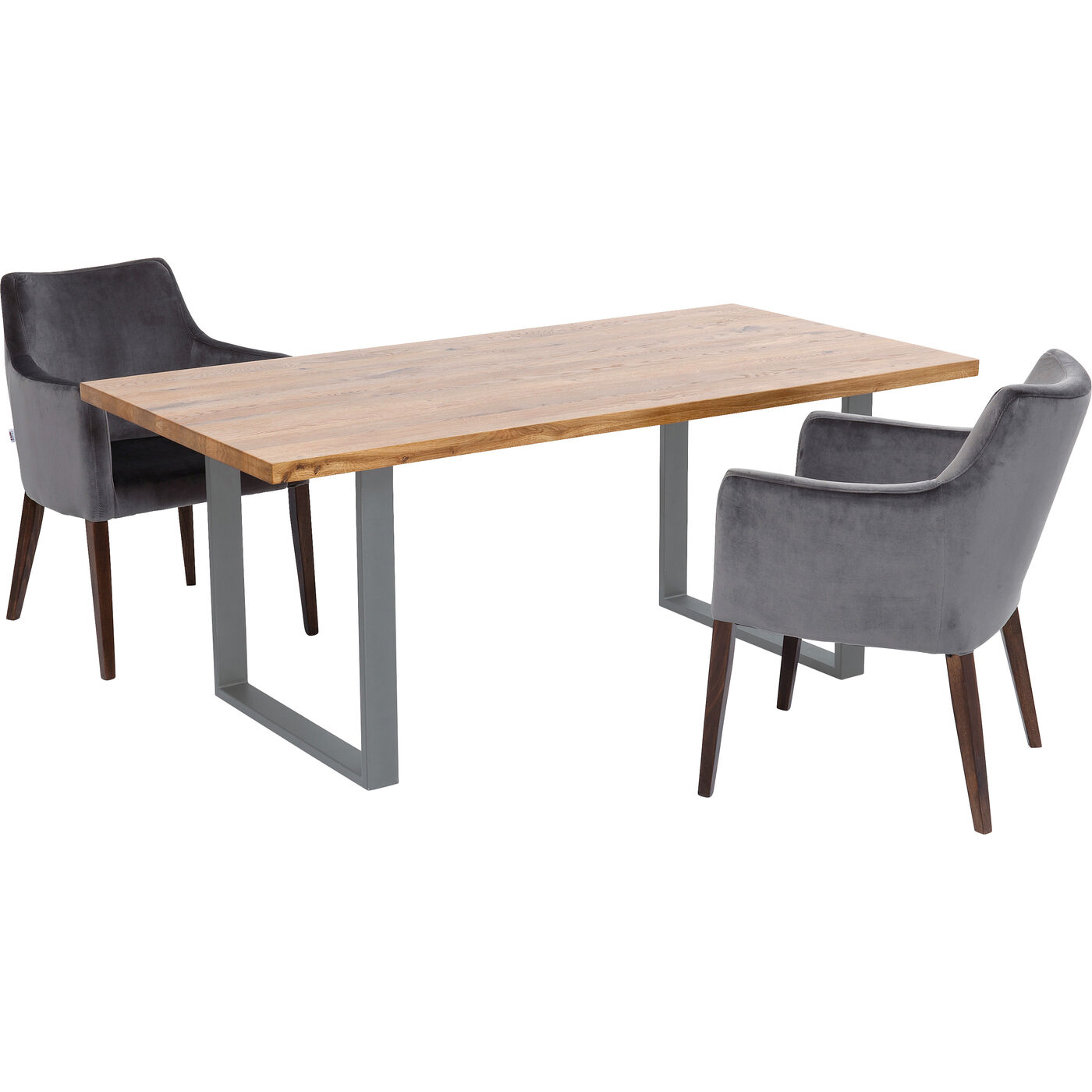 Стол Jackie Oak GK Crude Steel 200x100 см