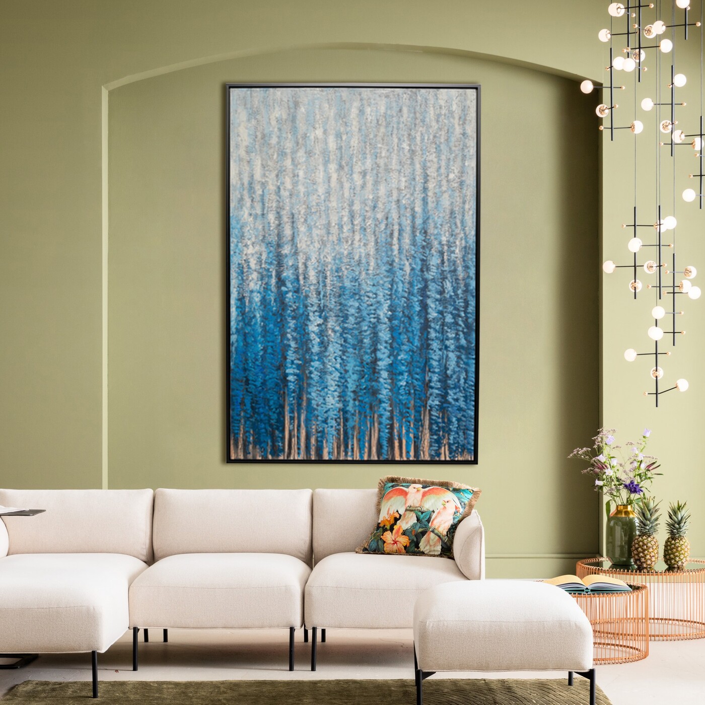 Картина в раме Rain Shower «Дождь» 120x180 см от KARE Design