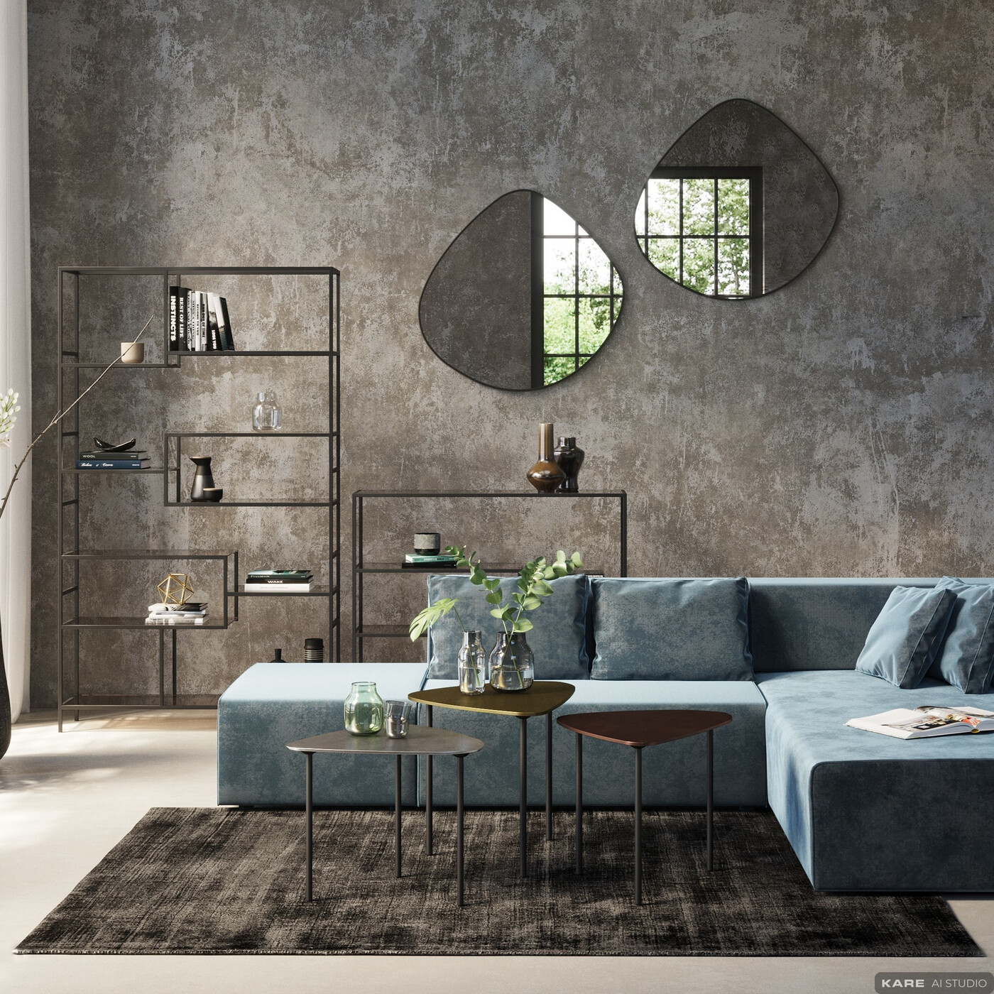Ковер Cosy Rocky 200x300 см от KARE Design