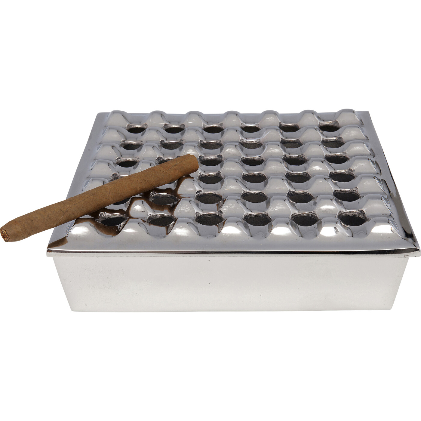 Пепельница Soho Square Silver 25x25 см от KARE Design