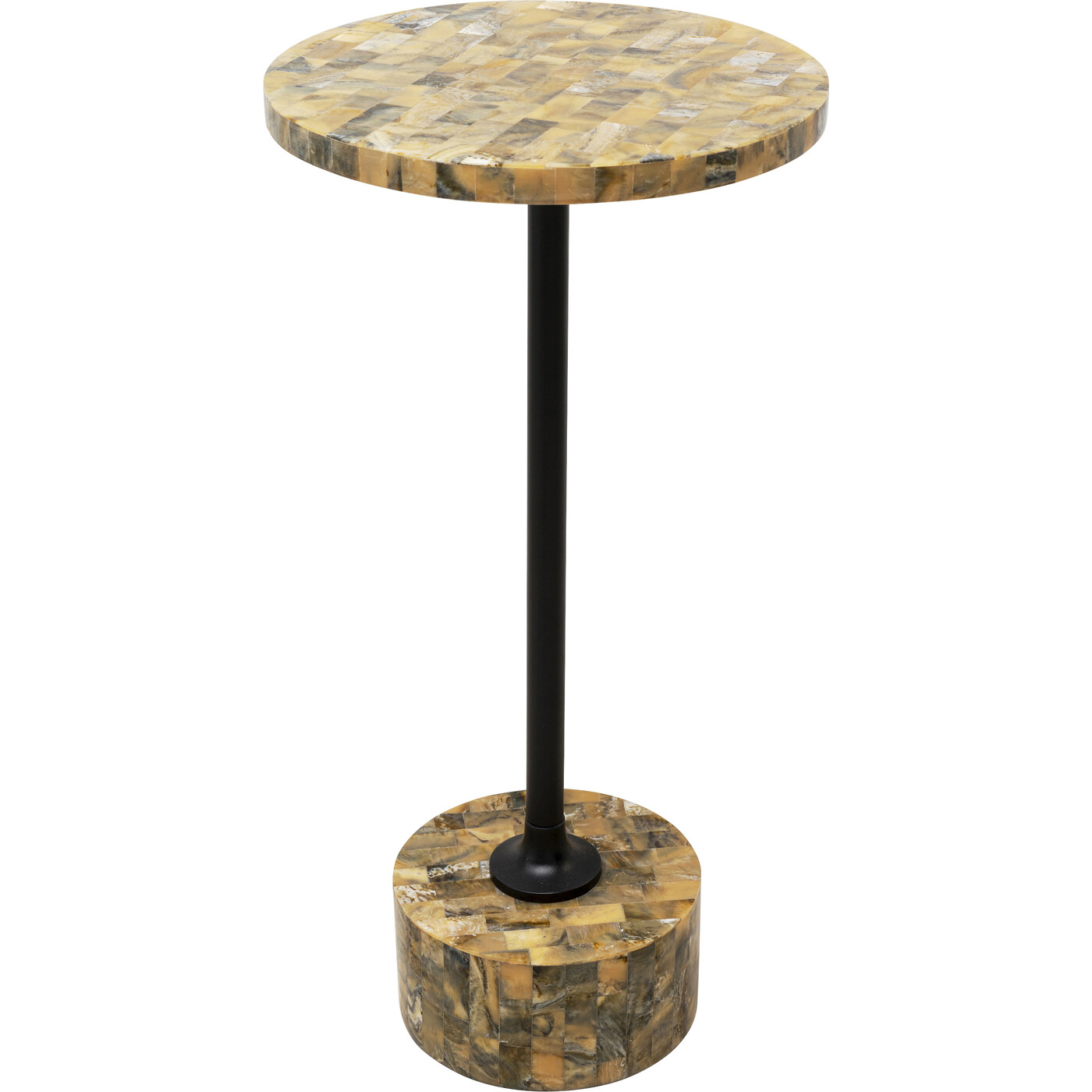 Стол приставной Domero Mosaic Grey Ø25 см от KARE Design