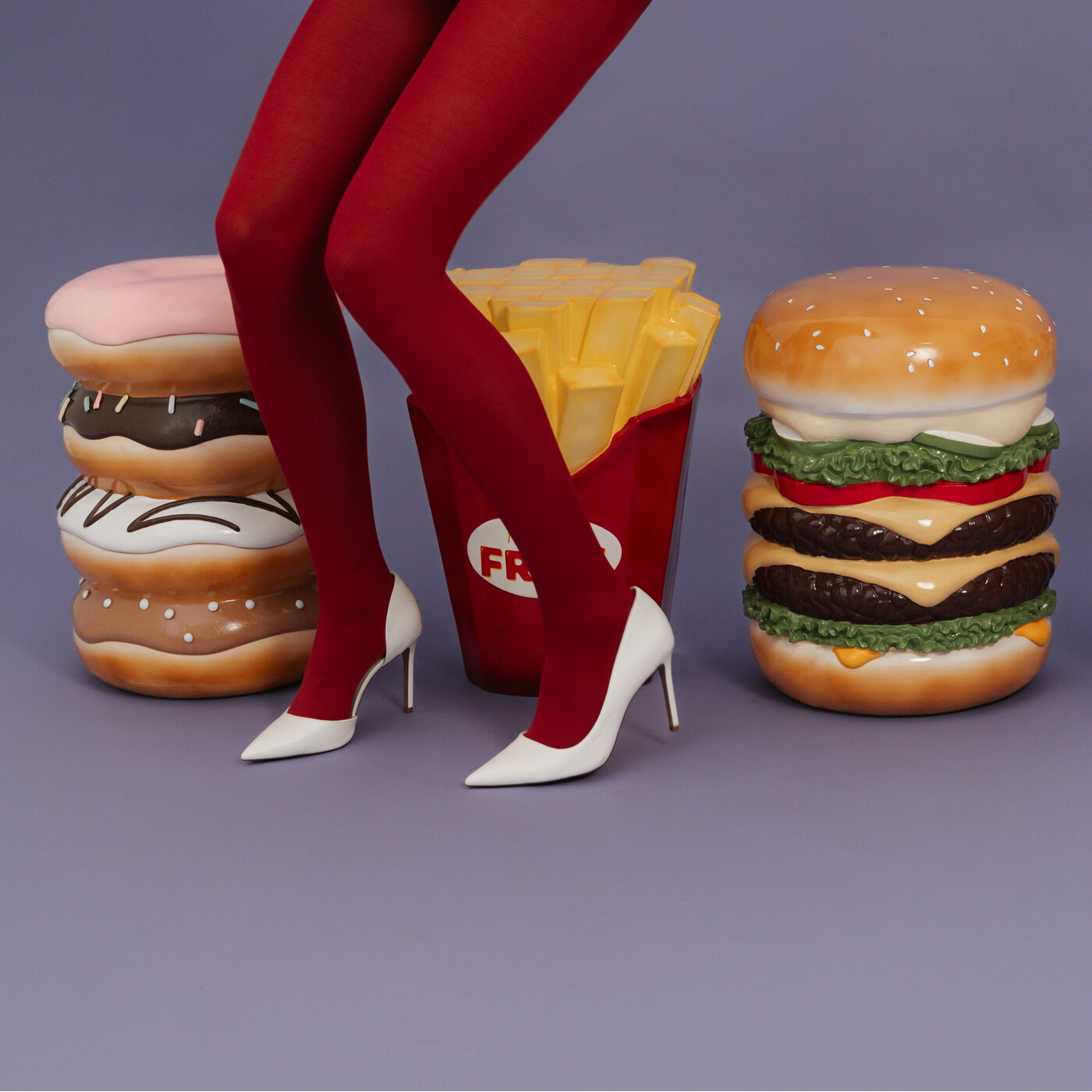 Пуф Burger Ø36cm от KARE Design