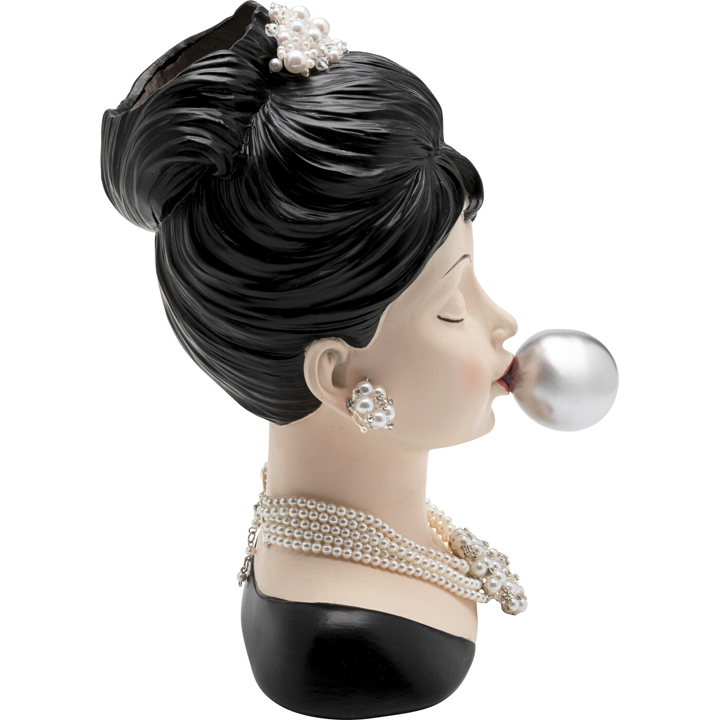 Ваза Bubble Gum Lady «Жующая жвачку дама» 30 см от KARE Design