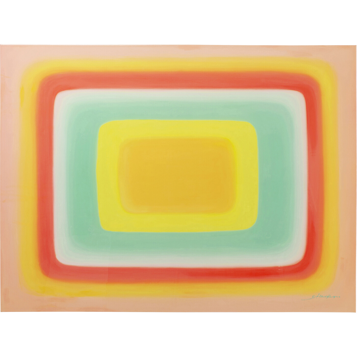 Картина Tendency Yellow «Абстракция» 120x160 см, Жёлтый от KARE Design