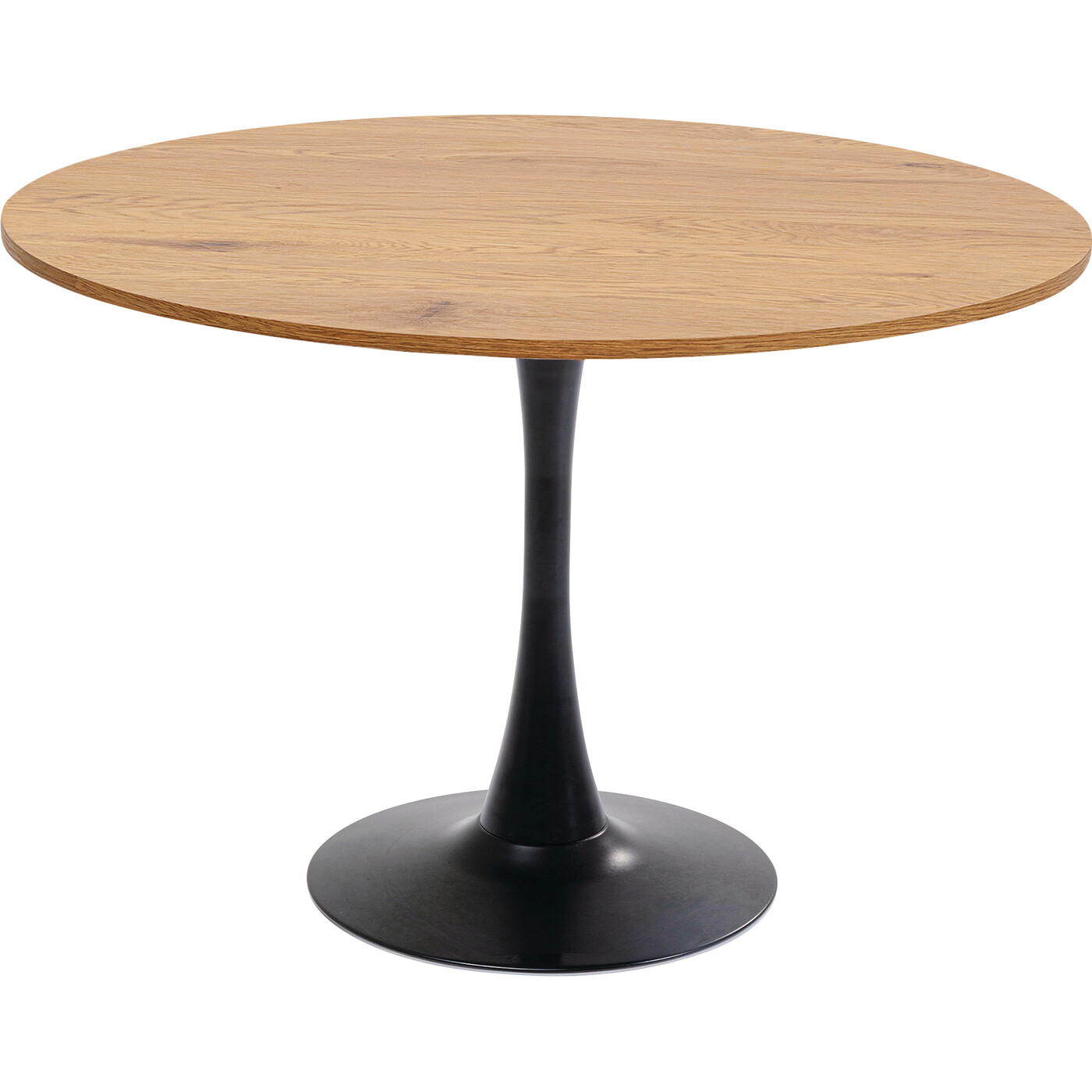 Стол Schickeria Oak Print Black Ø110 см от KARE Design