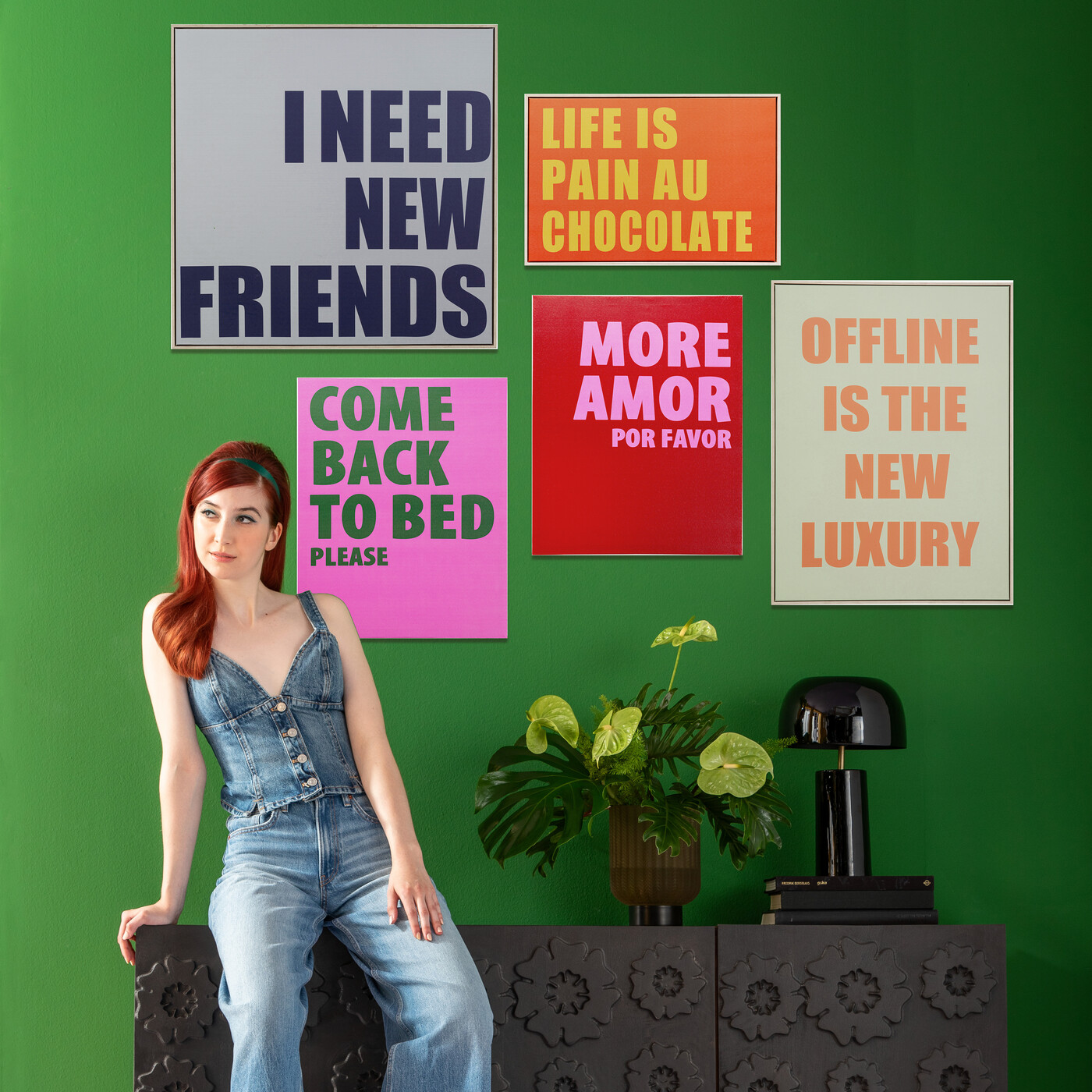 Картина New Friends «Я тебя люблю» 80x80 см от KARE Design