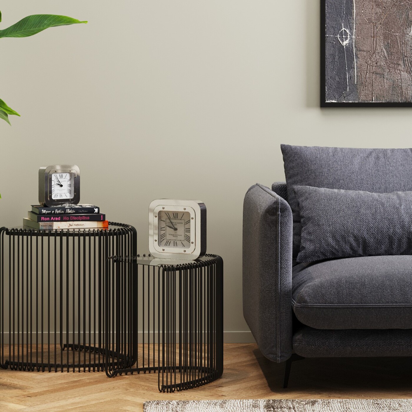 Часы настольные Deluxe 23x23 см от KARE Design