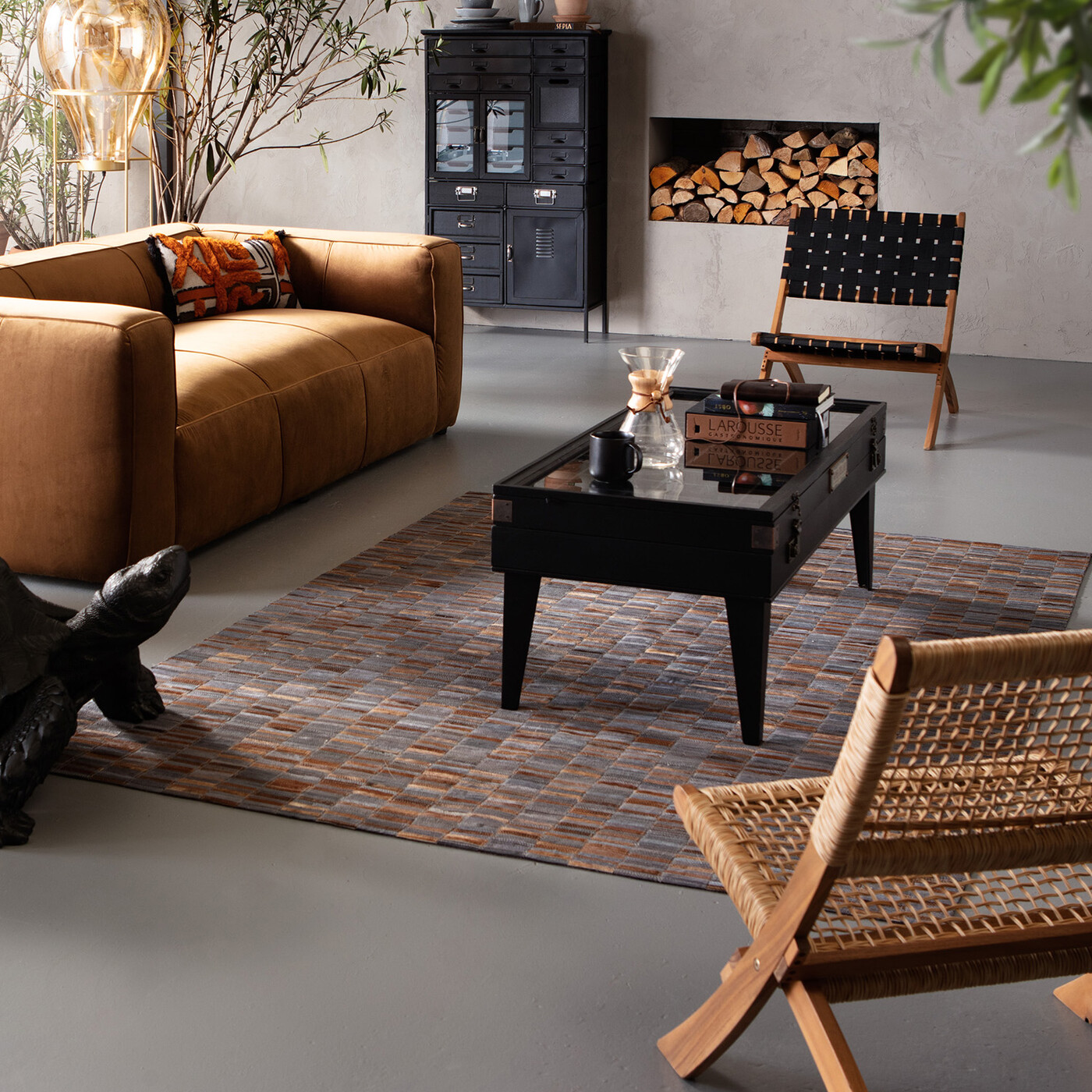 Стол кофейный Collector Black 122x55 см от KARE Design
