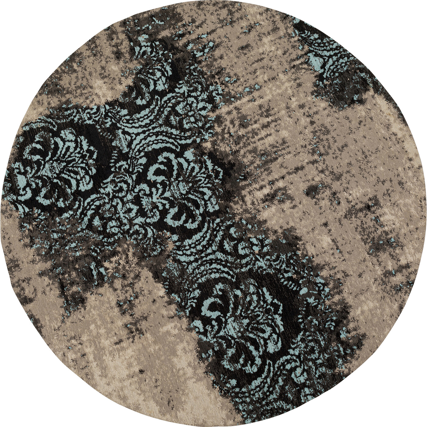 Ковер Kelim Ornament Turquoise Ø200 см от KARE Design