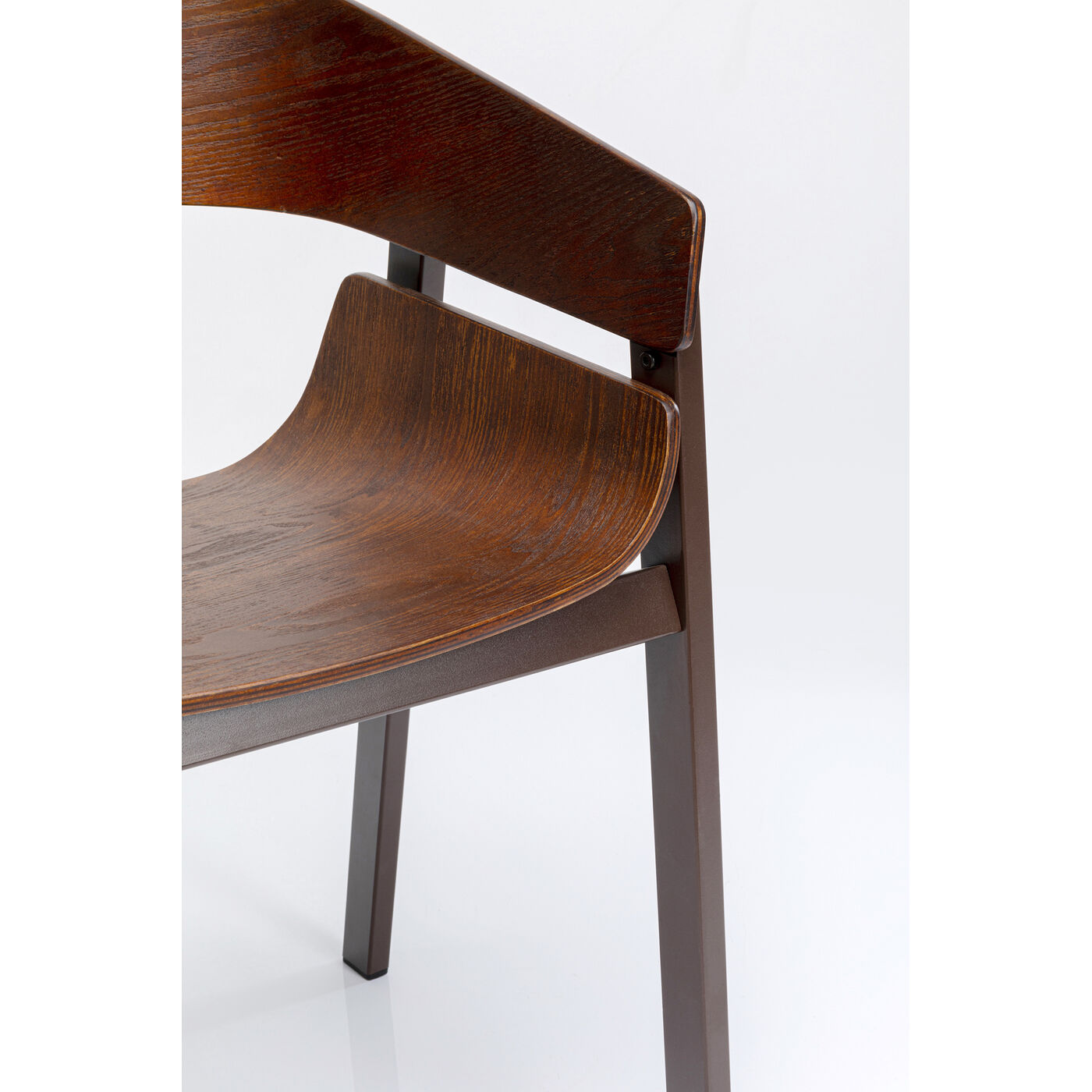 Стул с подлокотниками Biarritz Brown от KARE Design