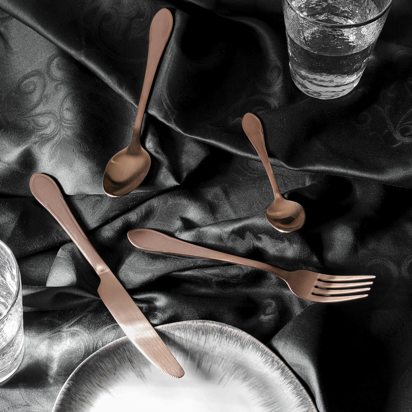 Набор столовых приборов Cucina «Кухня» (16 предметов), Медный матовый от KARE Design