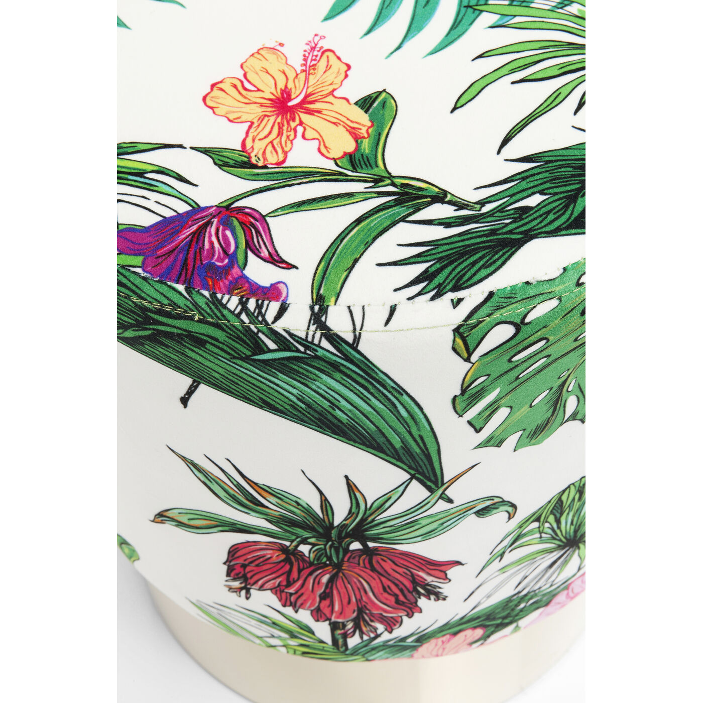 Пуф Cherry Jungle Brass Ø35 см от KARE Design