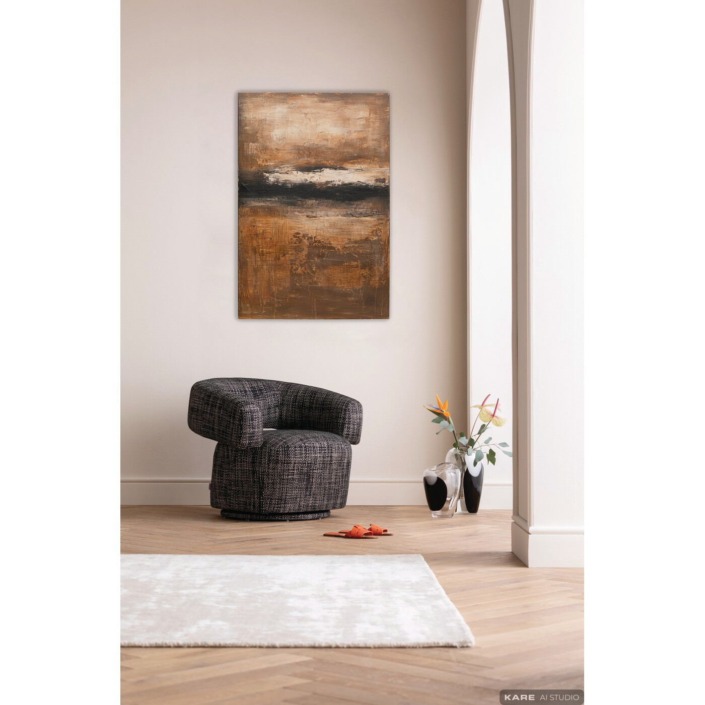 Картина на холсте Dusty Horizon «Горизонт» 80x120 см от KARE Design