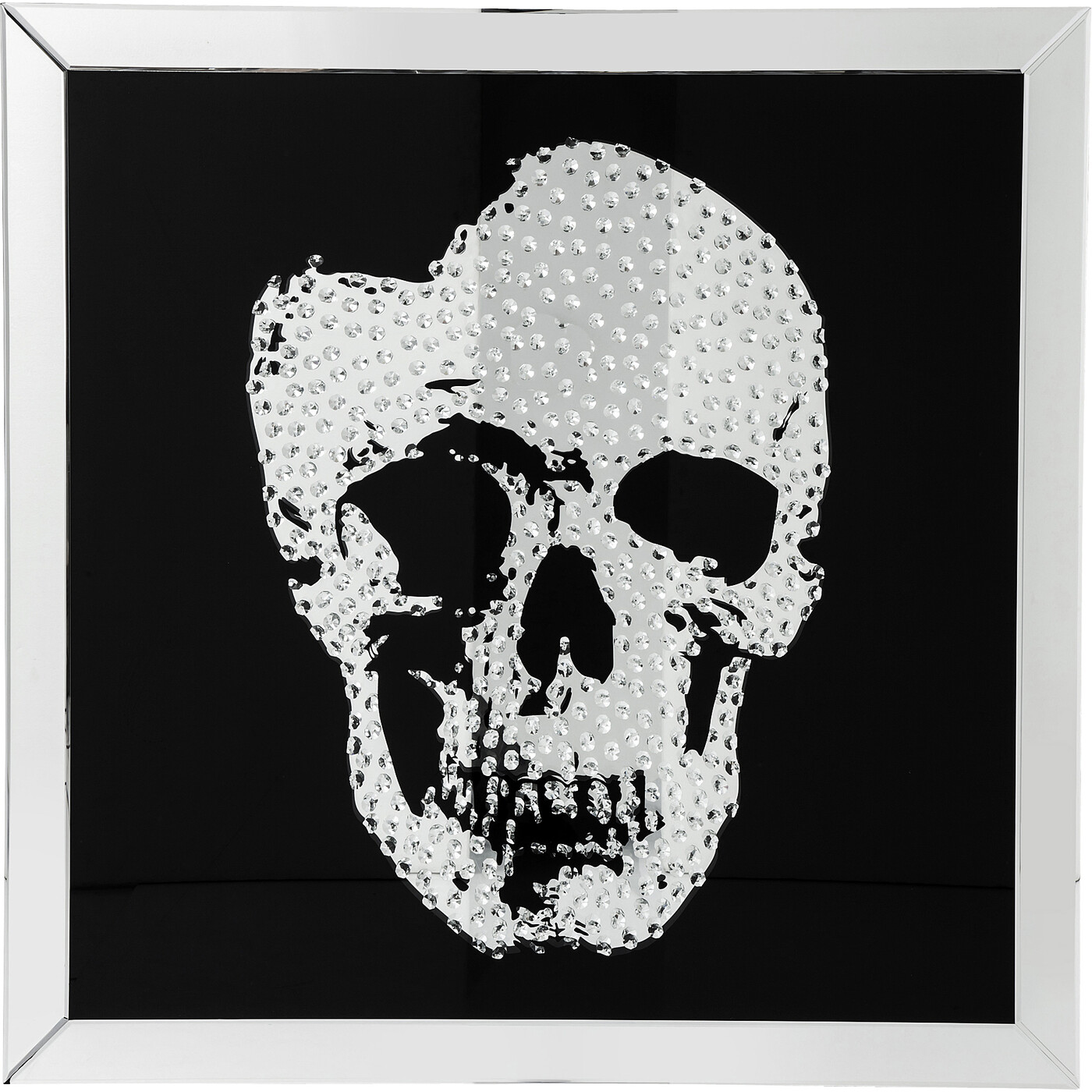 Картина Mirror Skull «Череп» 100x100 см от KARE Design