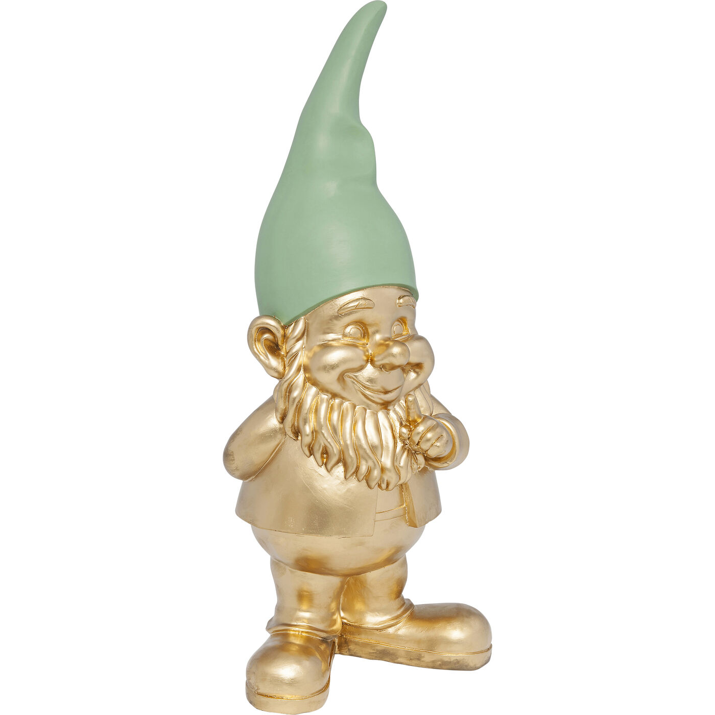 Фигура декоративная Zwerg Standing Gold Green 42 см от KARE Design