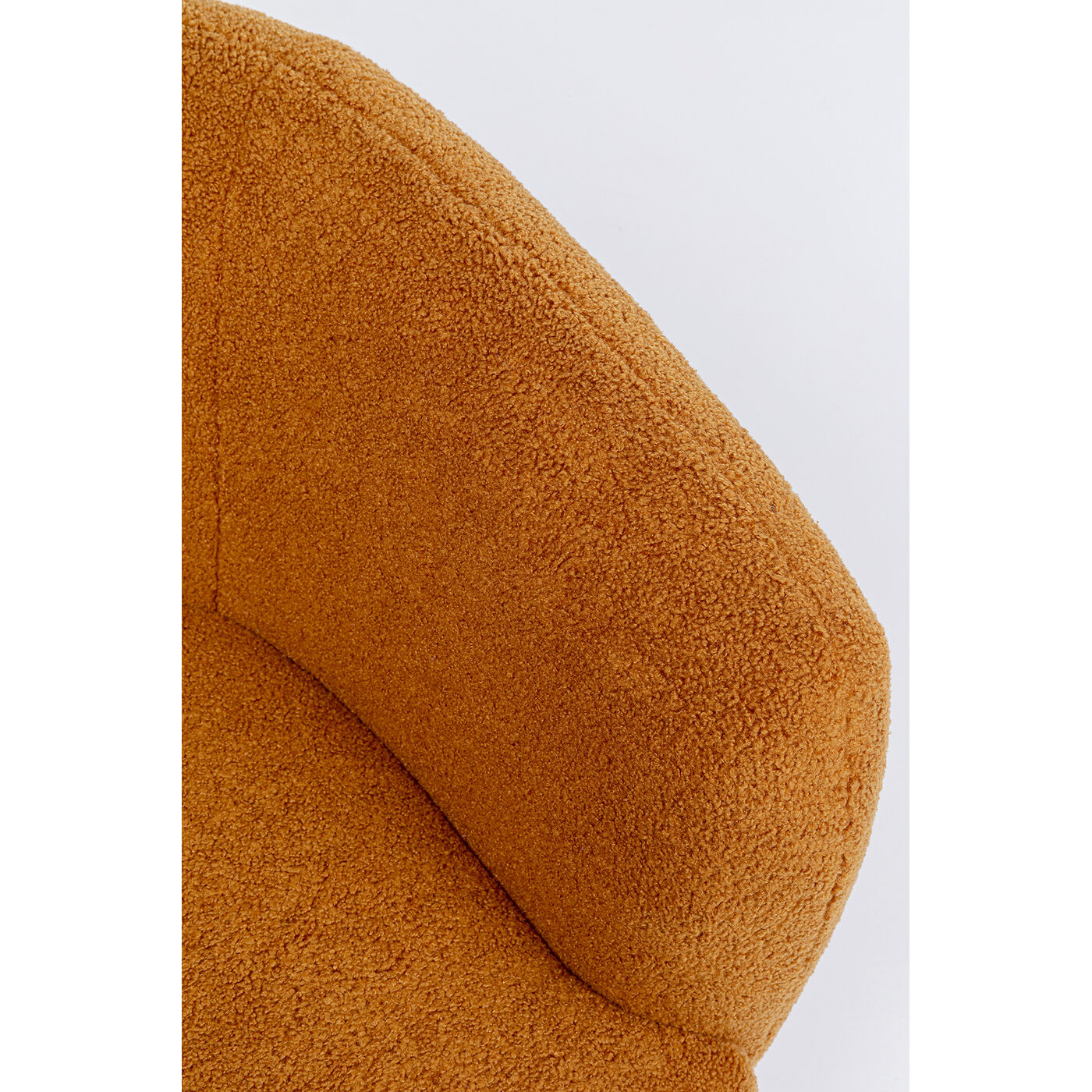 Кресло вращающееся Peony Fuzzy Brown от KARE Design