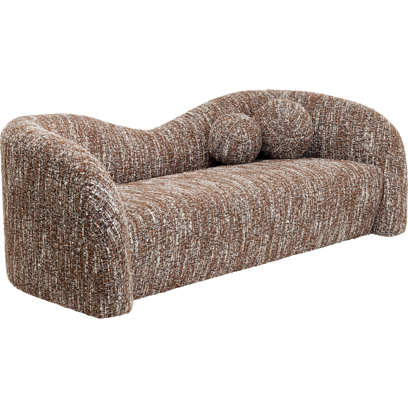 Диван 2-х местный Livia Melange Brown 201cm от KARE Design