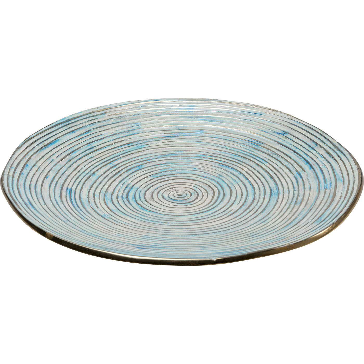 Блюдо декоративное Melia Light Blue Ø37 см от KARE Design