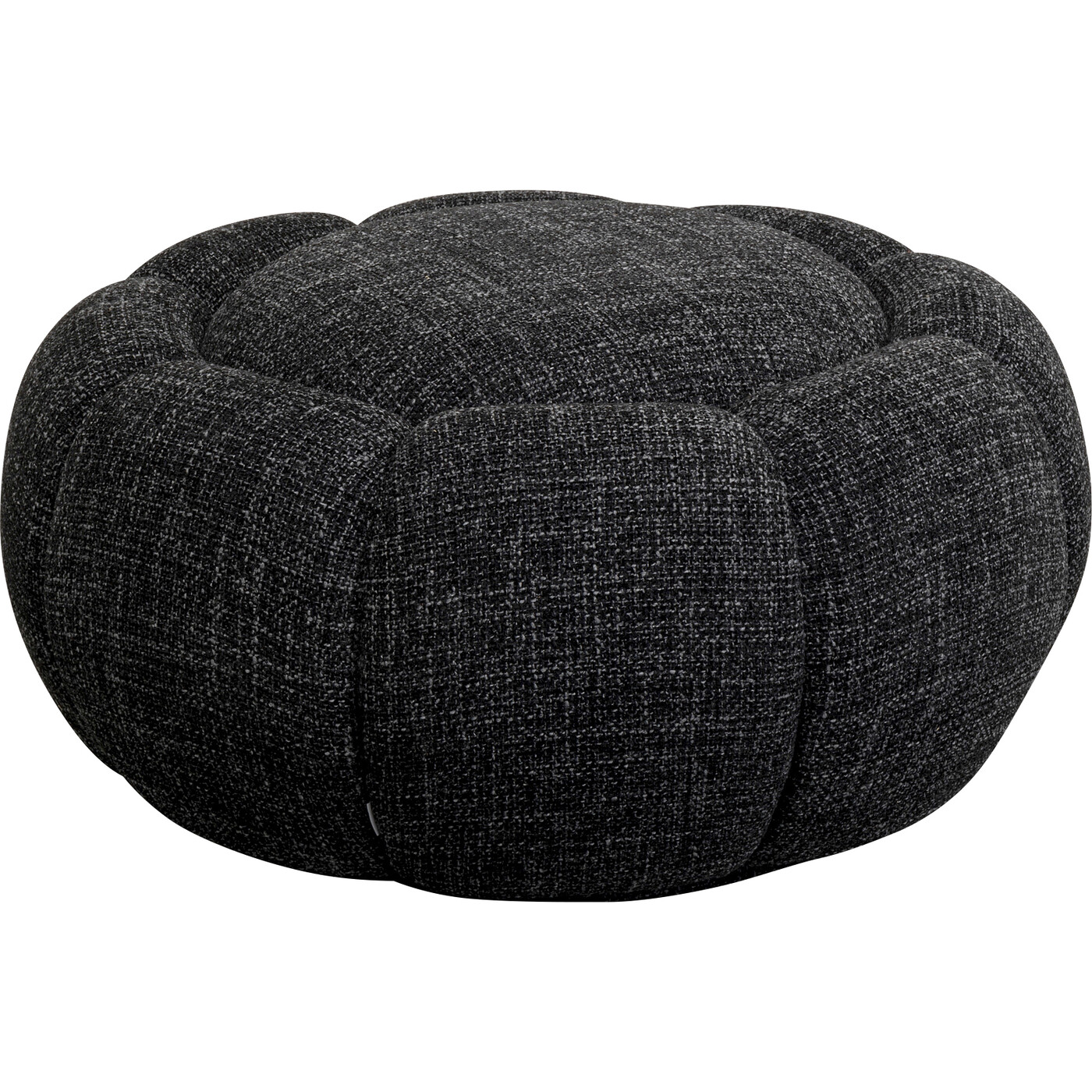 Пуф Peppo Bloom Melange Black Ø72cm от KARE Design