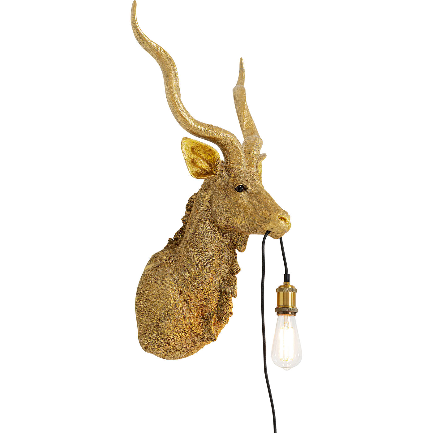 Светильник настенный "Горный козел" Animal Goat Gold 45x74 см от KARE Design