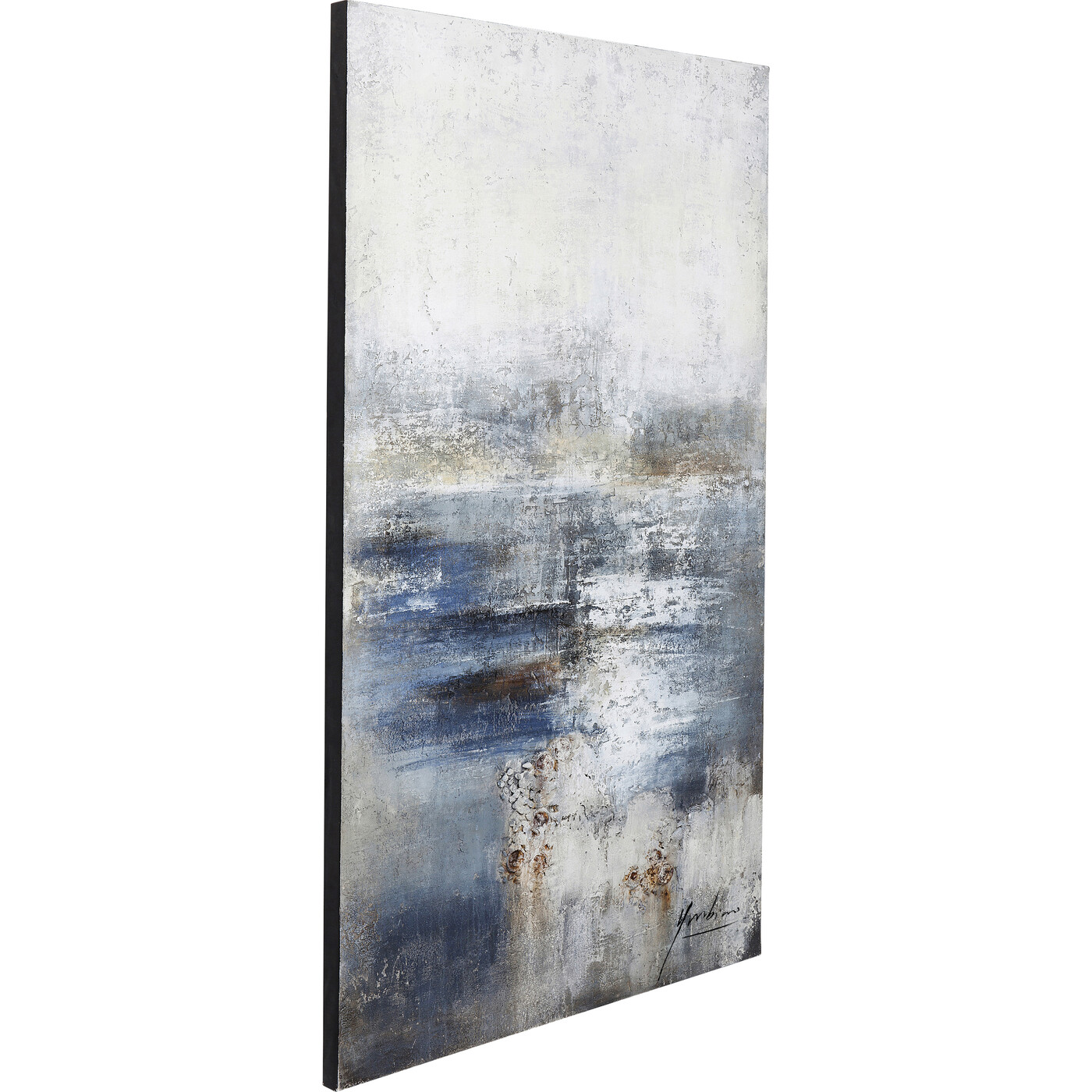 Картина Abstract Into The Night «Ночная абстракция» 210x120 см от KARE Design