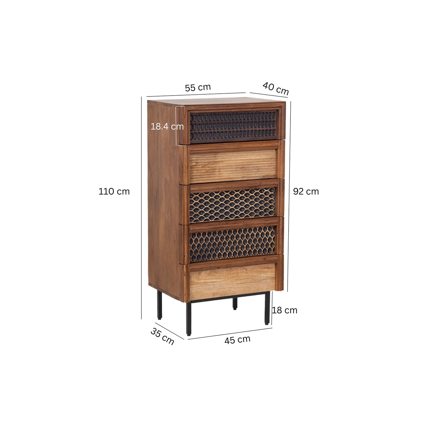 Комод Gino 55x110cm от KARE Design