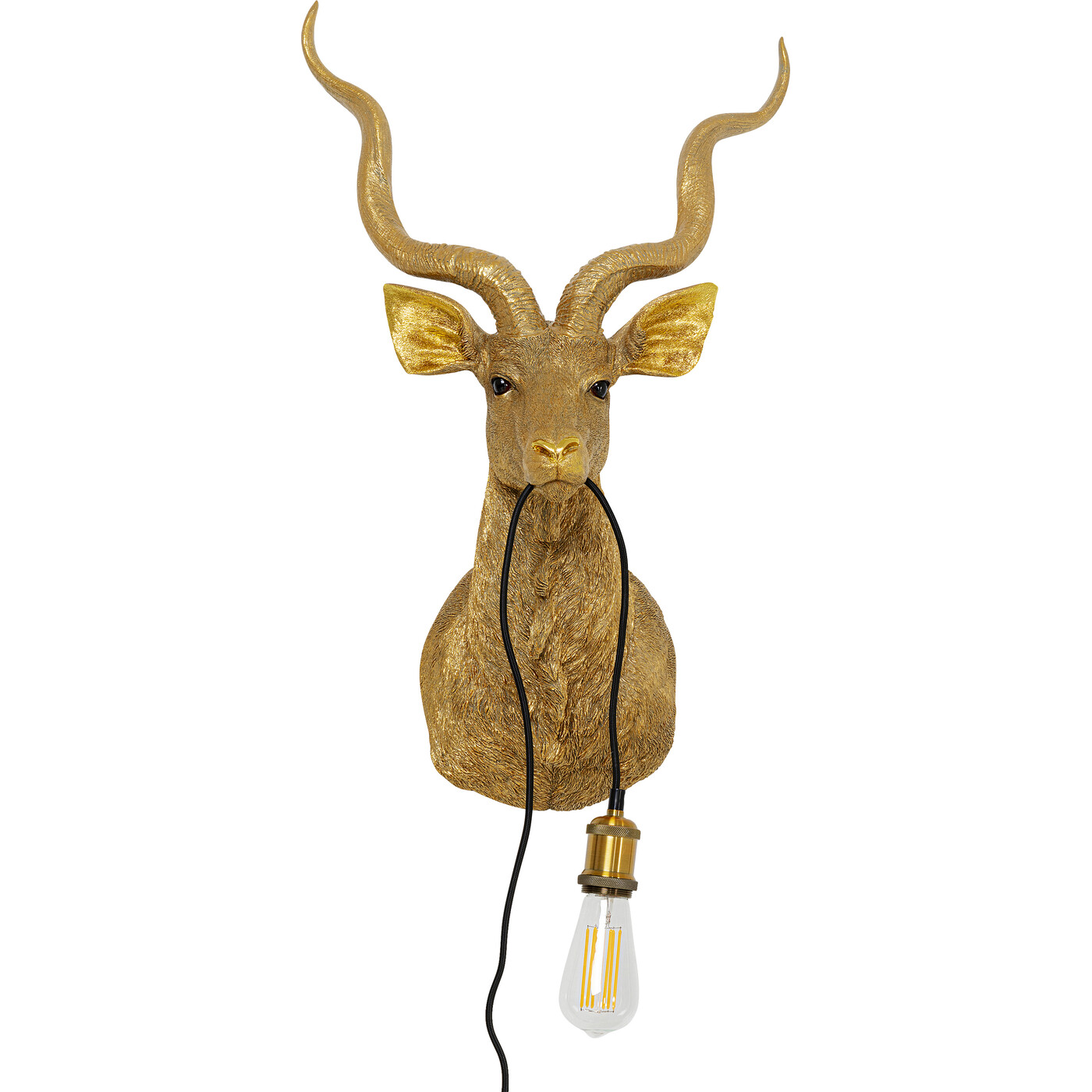 Светильник настенный "Горный козел" Animal Goat Gold 45x74 см от KARE Design