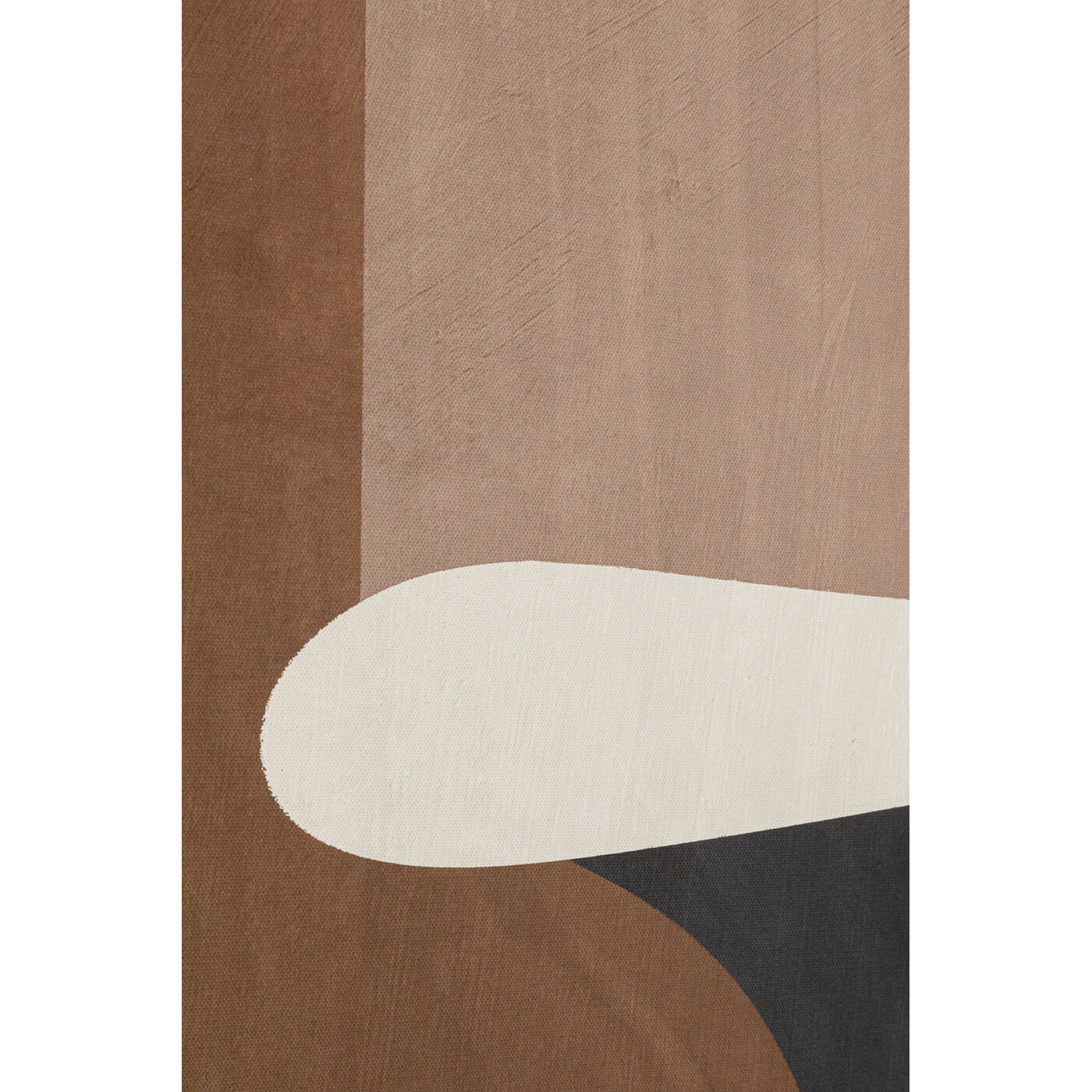 Картина на холсте Classic Shape Brownie «Абстракция» 60x90 см, Коричневый от KARE Design