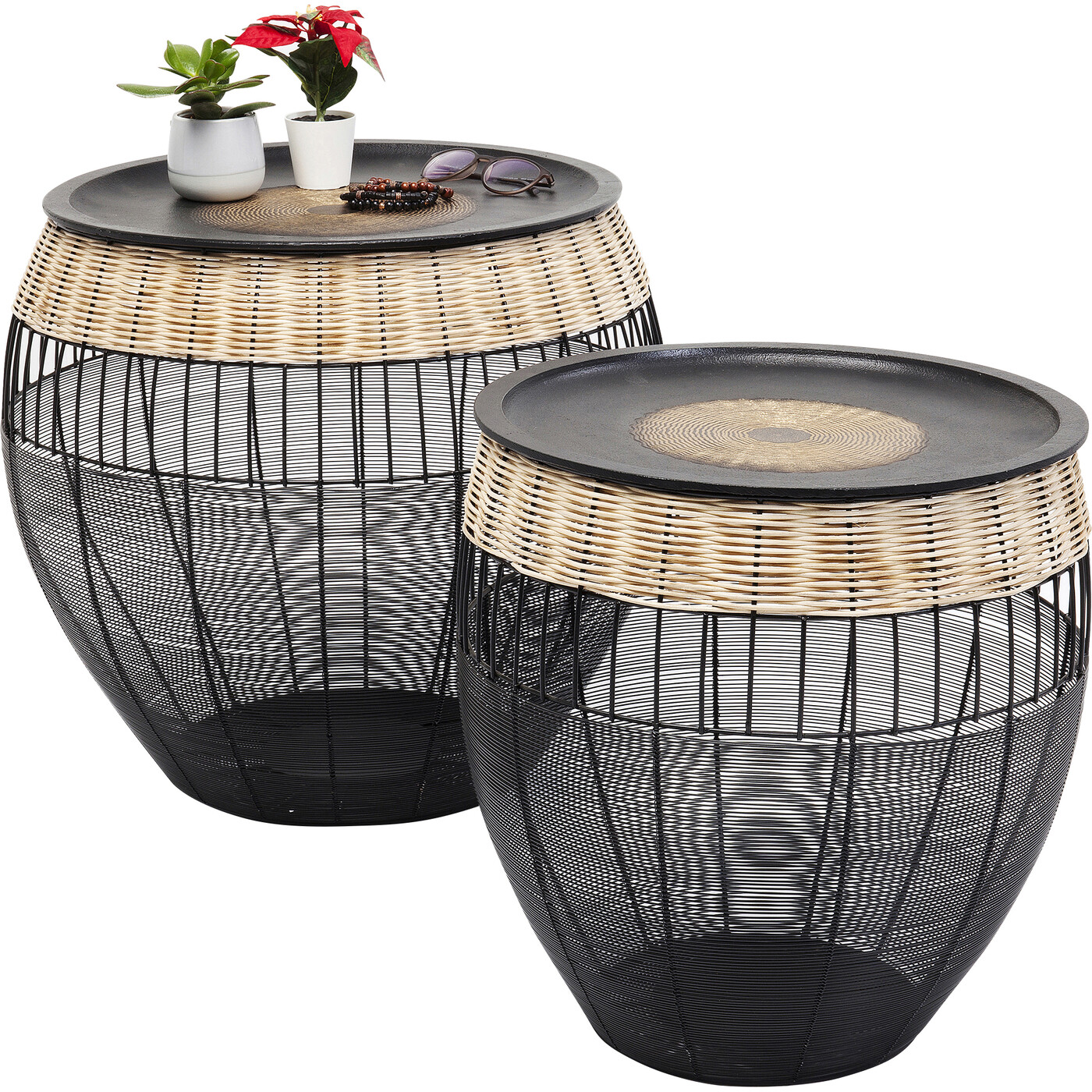 Стол приставной African Drums (2 шт) от KARE Design