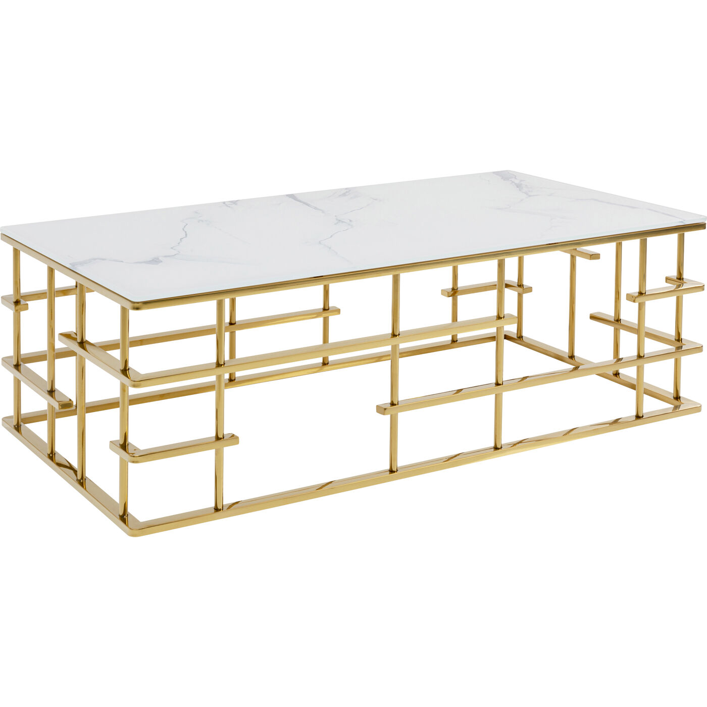 Стол кофейный Rome Gold 130x70 см от KARE Design