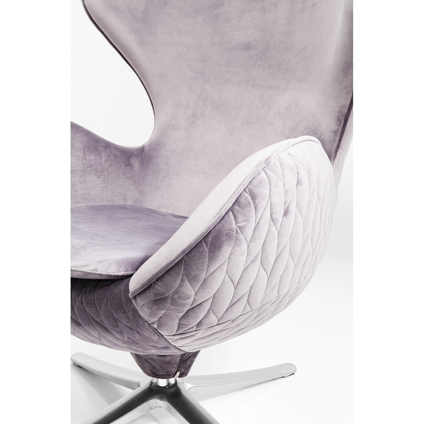 Кресло вращающееся Lounge Leaf Grey