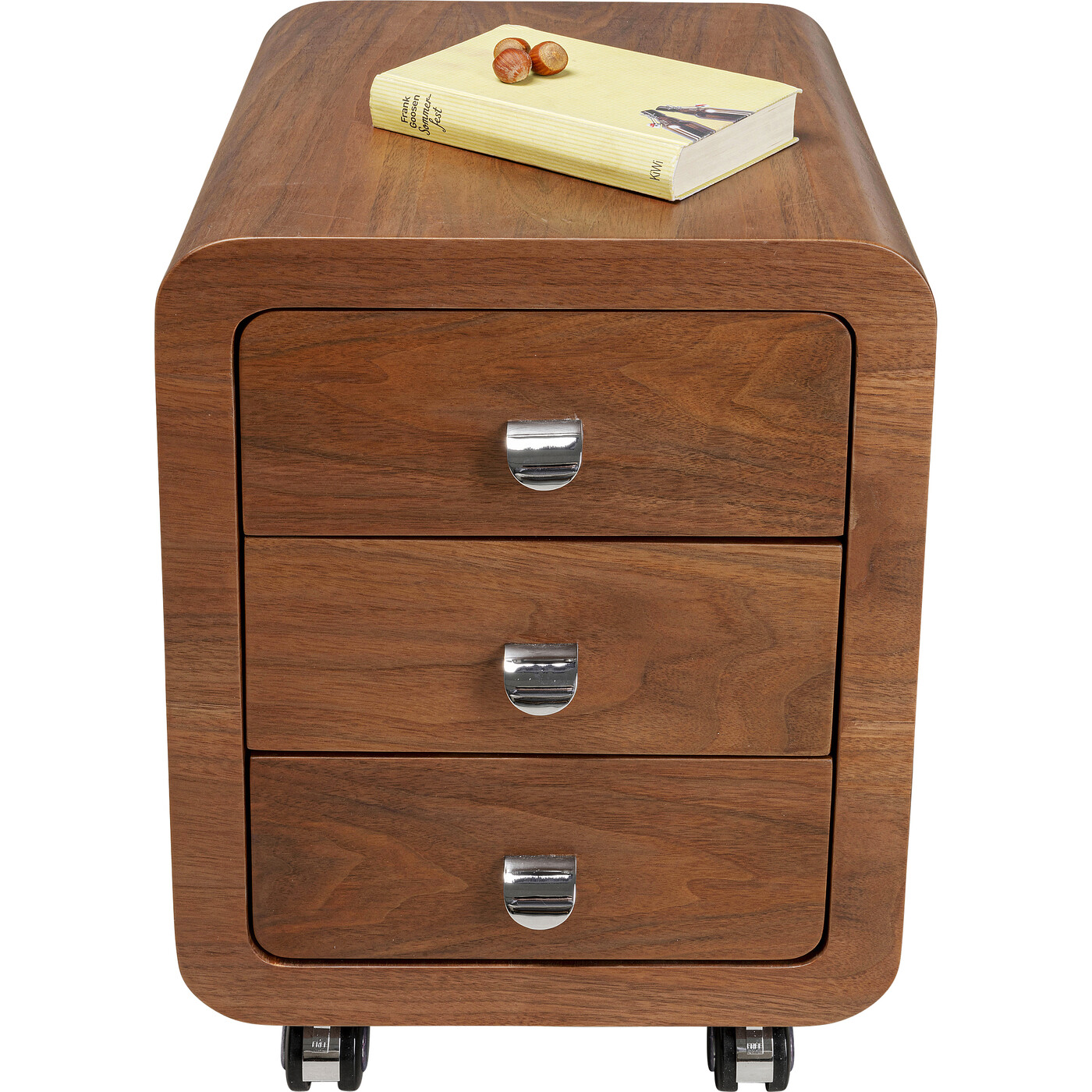 Тумба на колесах Club Walnut от KARE Design