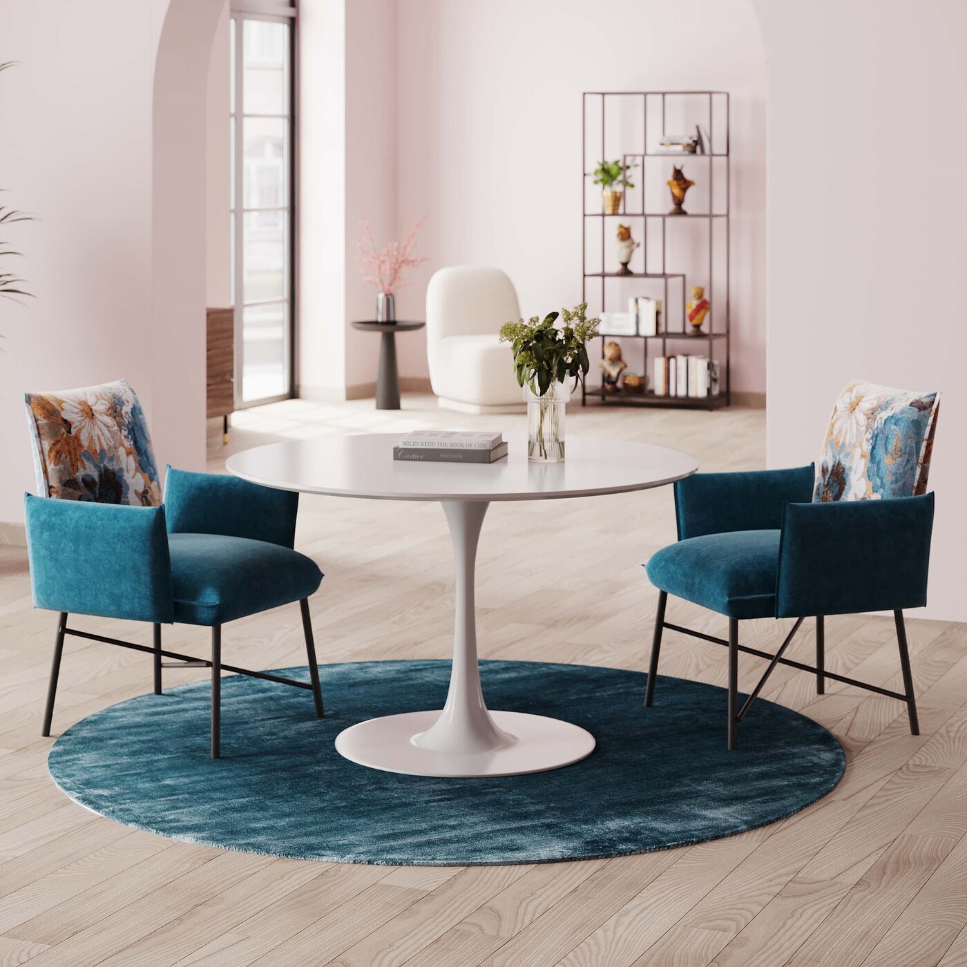 Столешница Invitation Round White Ø120 см от KARE Design