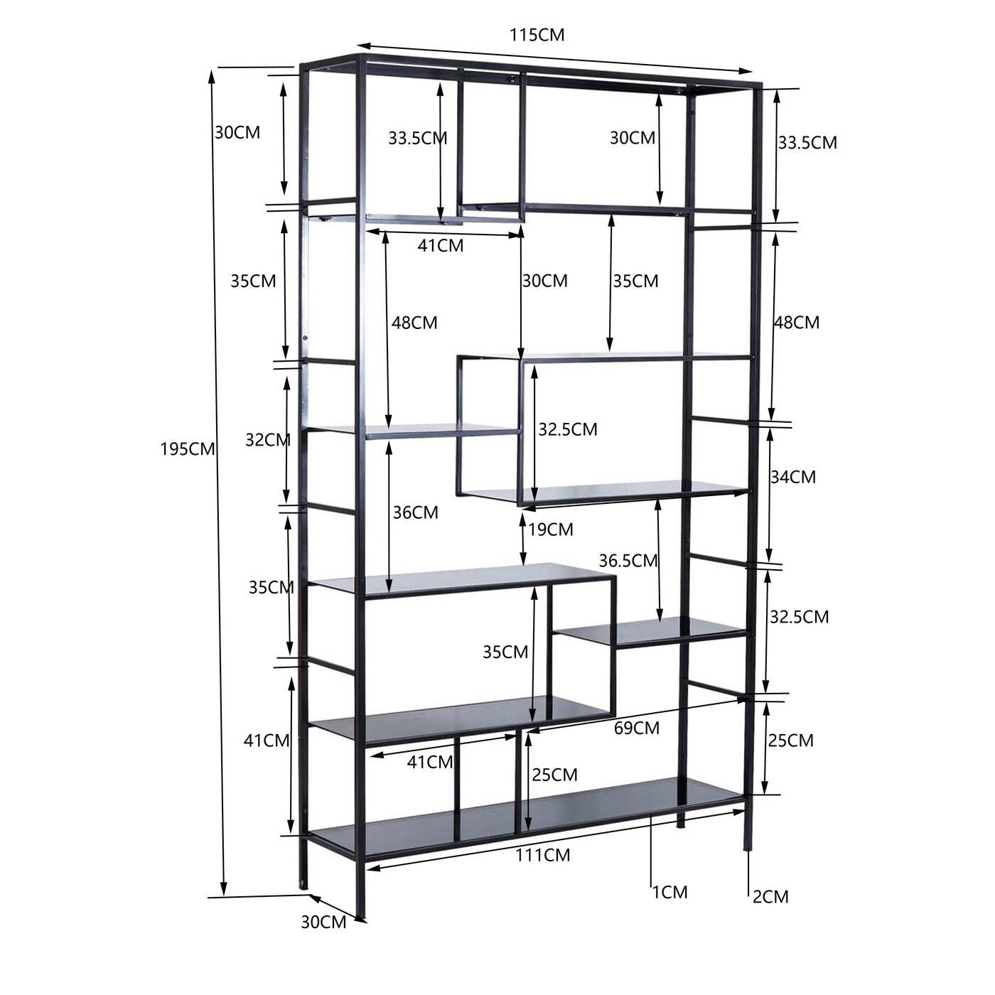 Стеллаж Loft 195 см от KARE Design