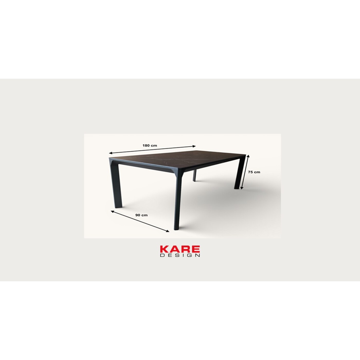 Стол Bari 180x90cm от KARE Design