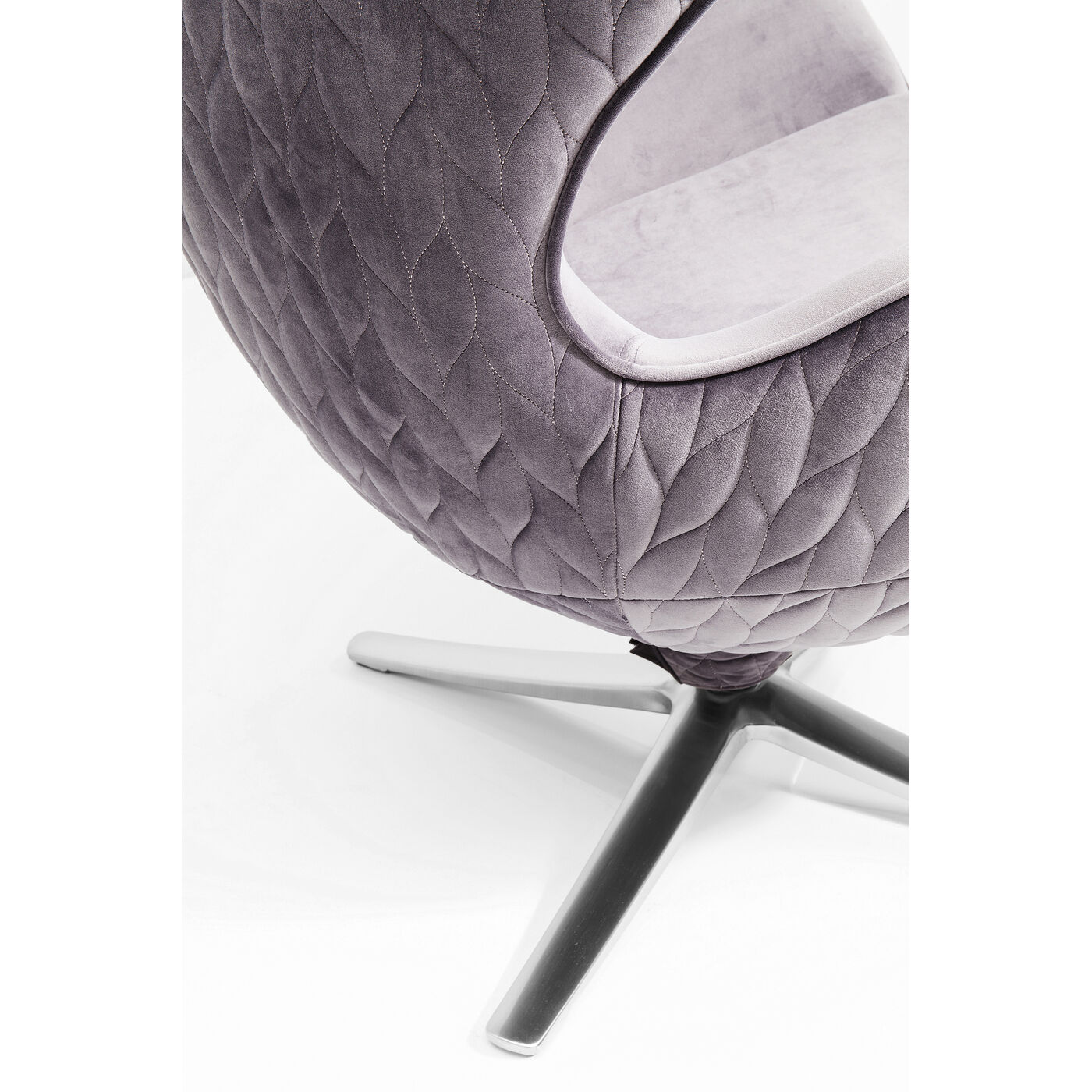 Кресло вращающееся Lounge Leaf Grey