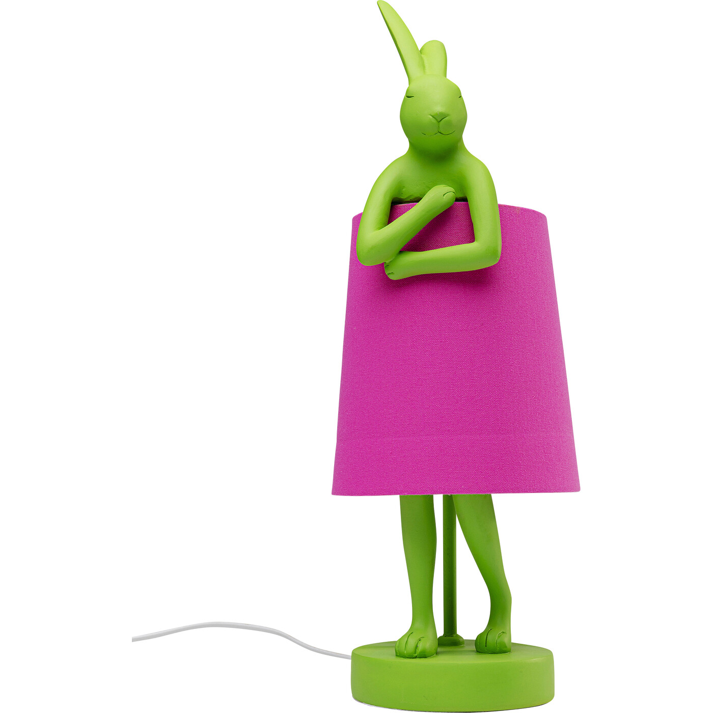 Светильник настольный Animal Rabbit Green/Pink 50cm от KARE Design