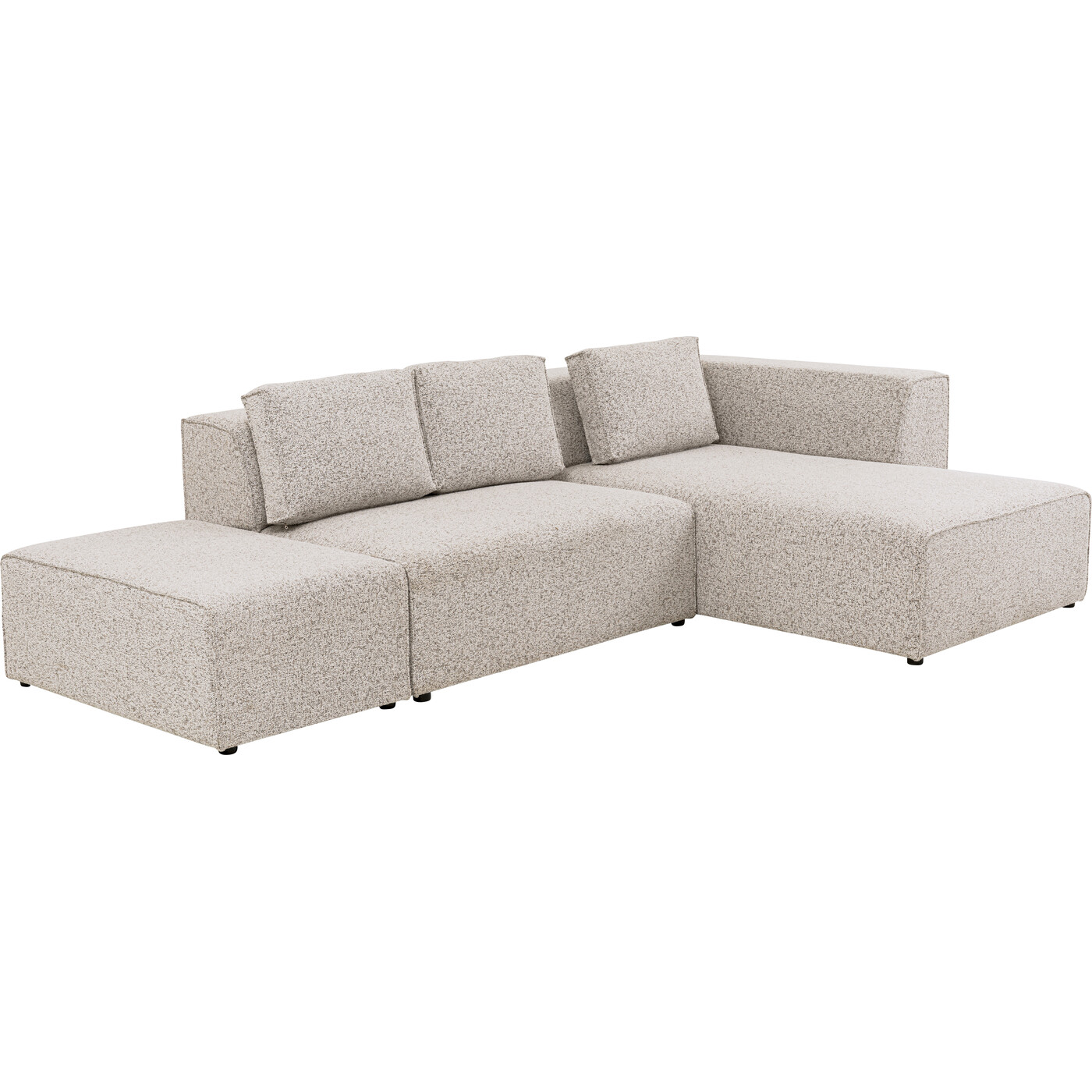 Диван правосторонний угловой Infinity Ottomane Machiato right от KARE Design