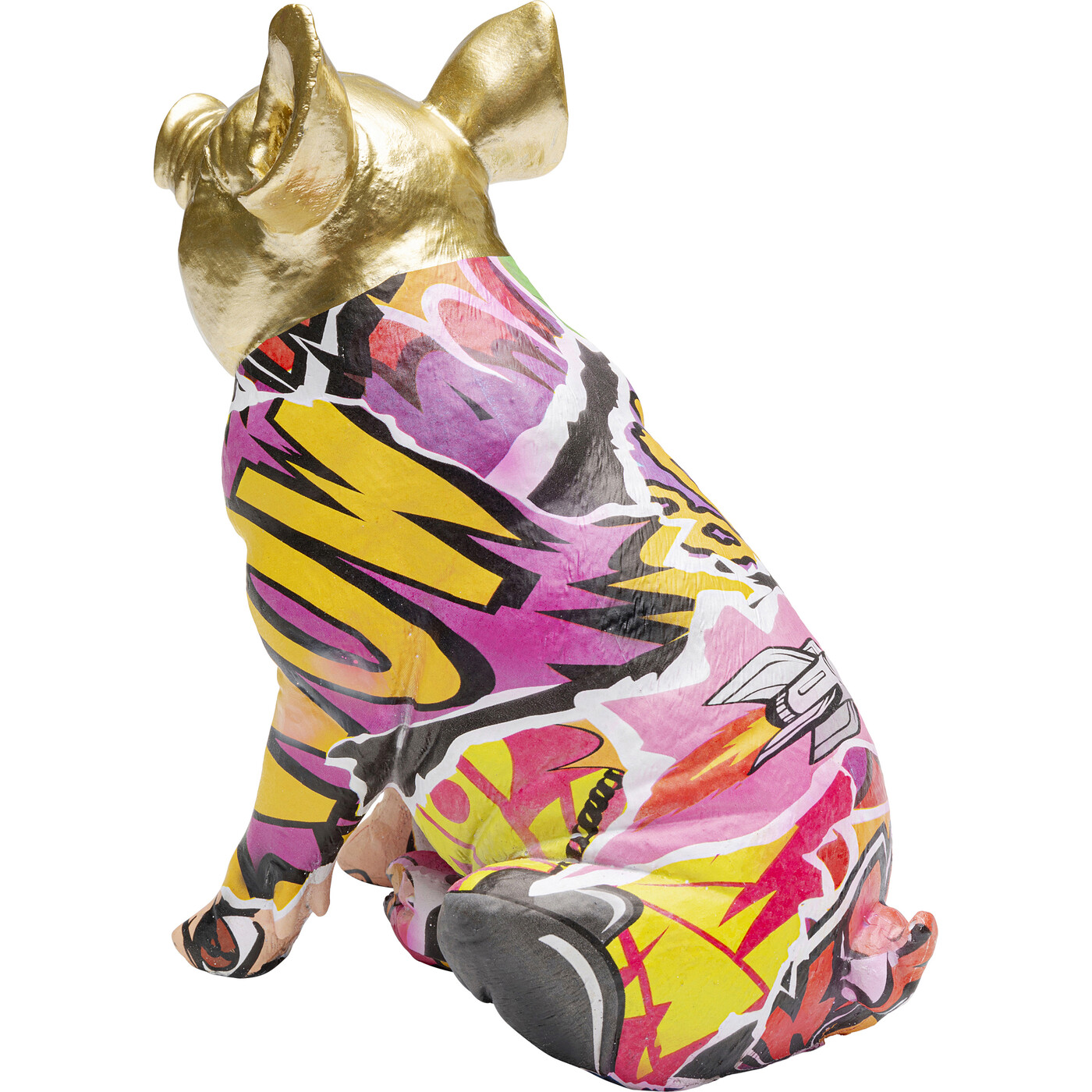Фигура декоративная Graffiti Pig «Свинья-граффити» 20 см от KARE Design